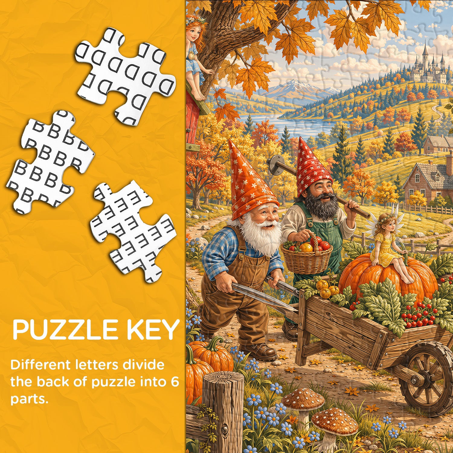 Autumn Whimsy Jigsaw Puzzle 1000 Pieces