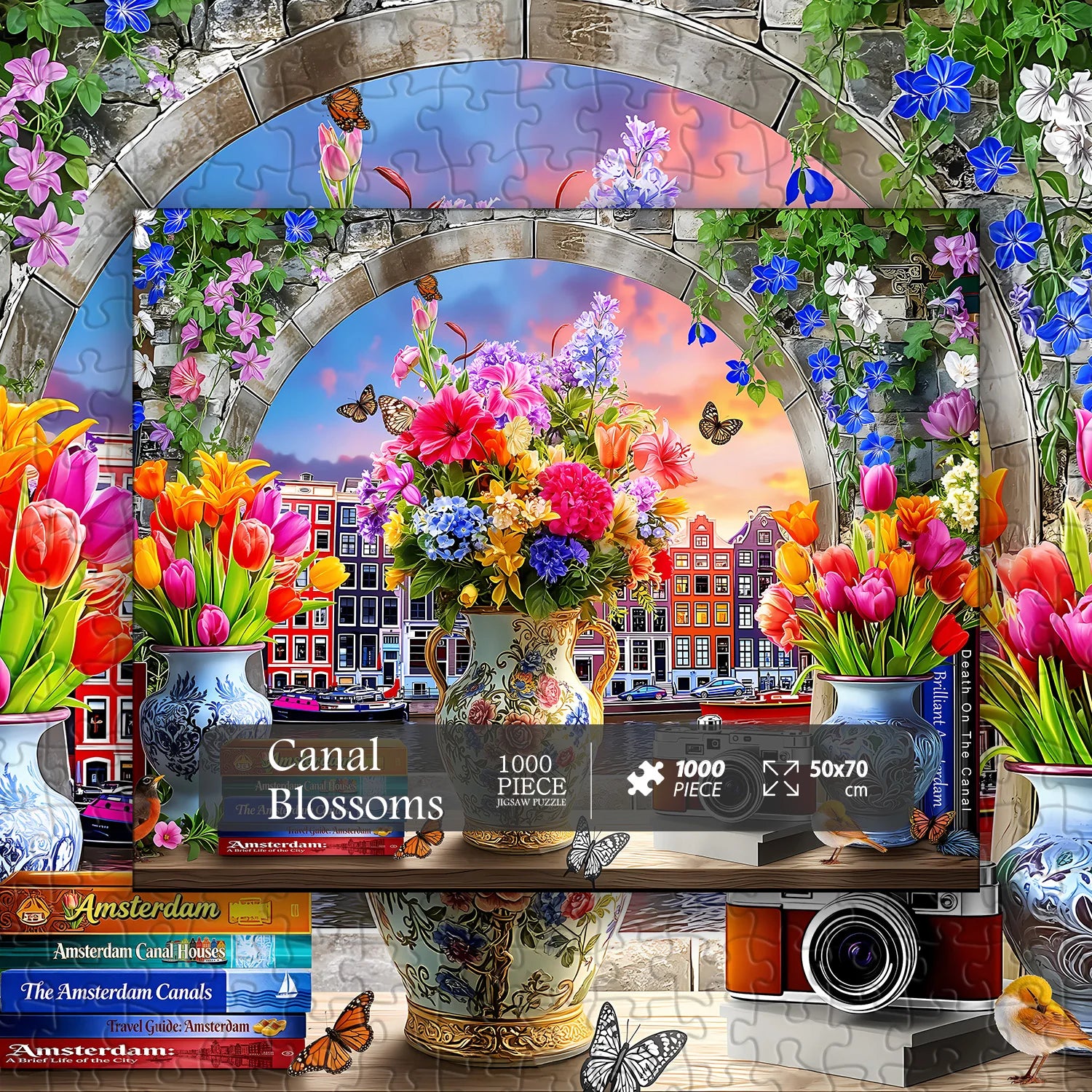 Kanalblüten-Puzzle 1000 Teile