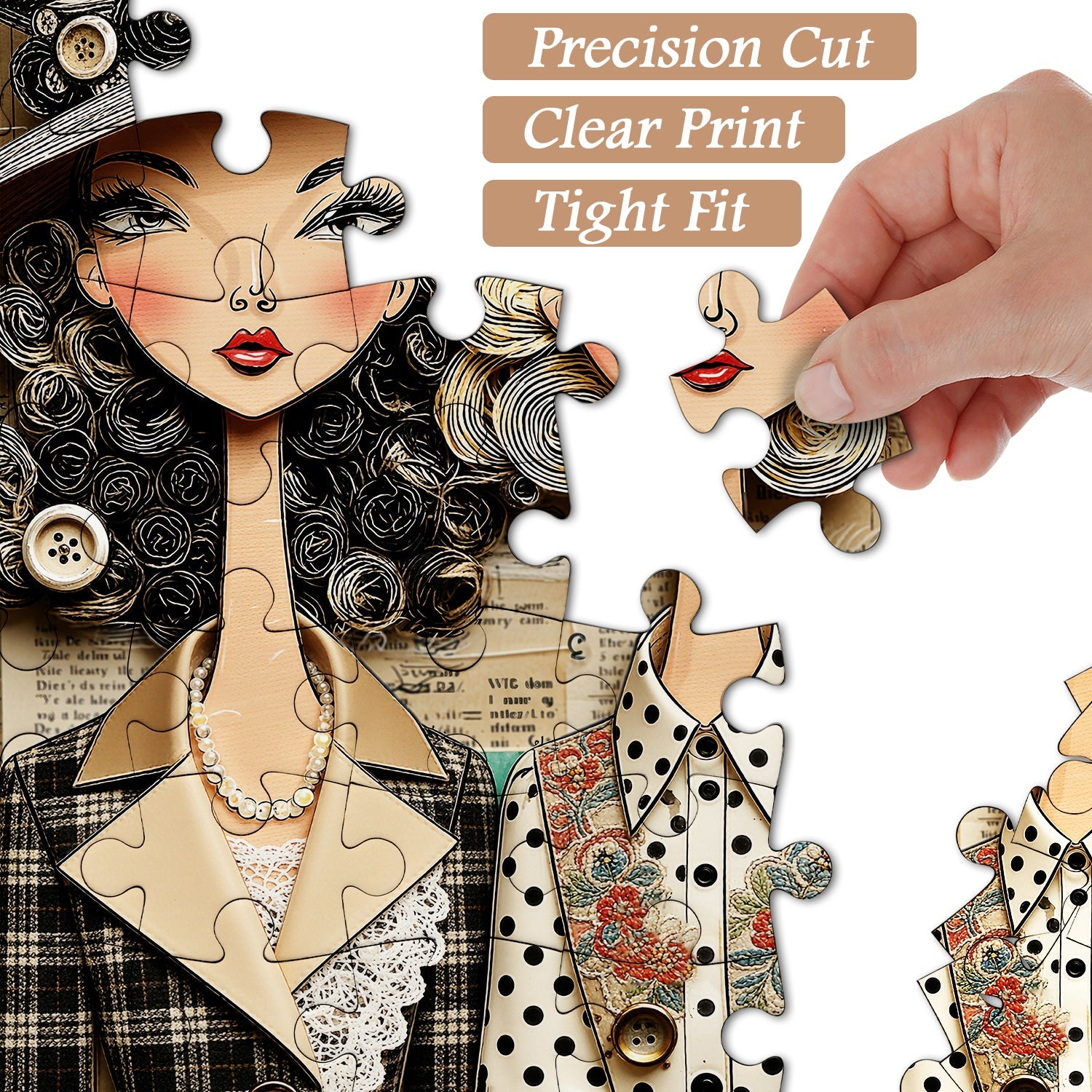 Puzzle per donne alla moda da 1000 pezzi