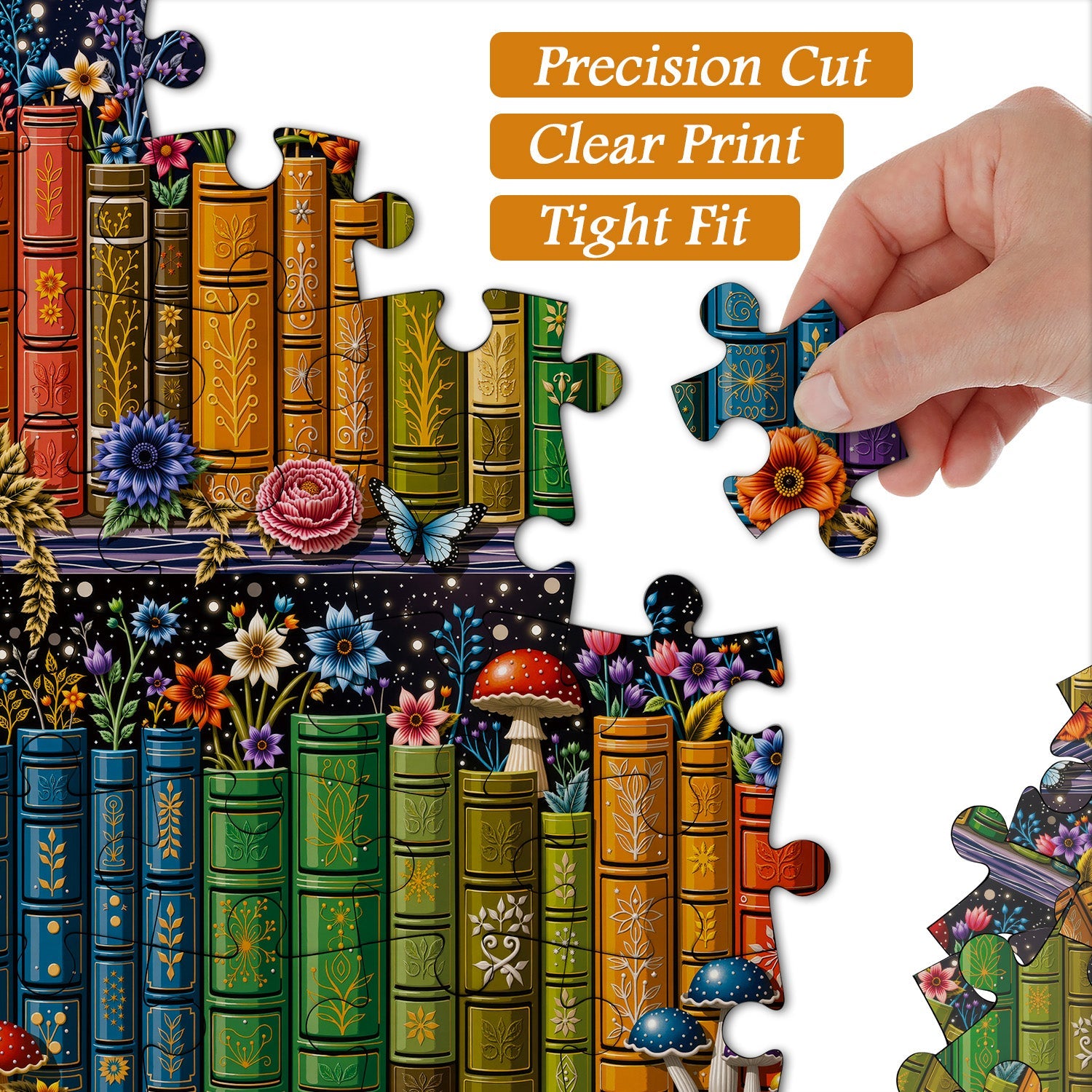 Puzzle da scaffale botanico 1000 pezzi