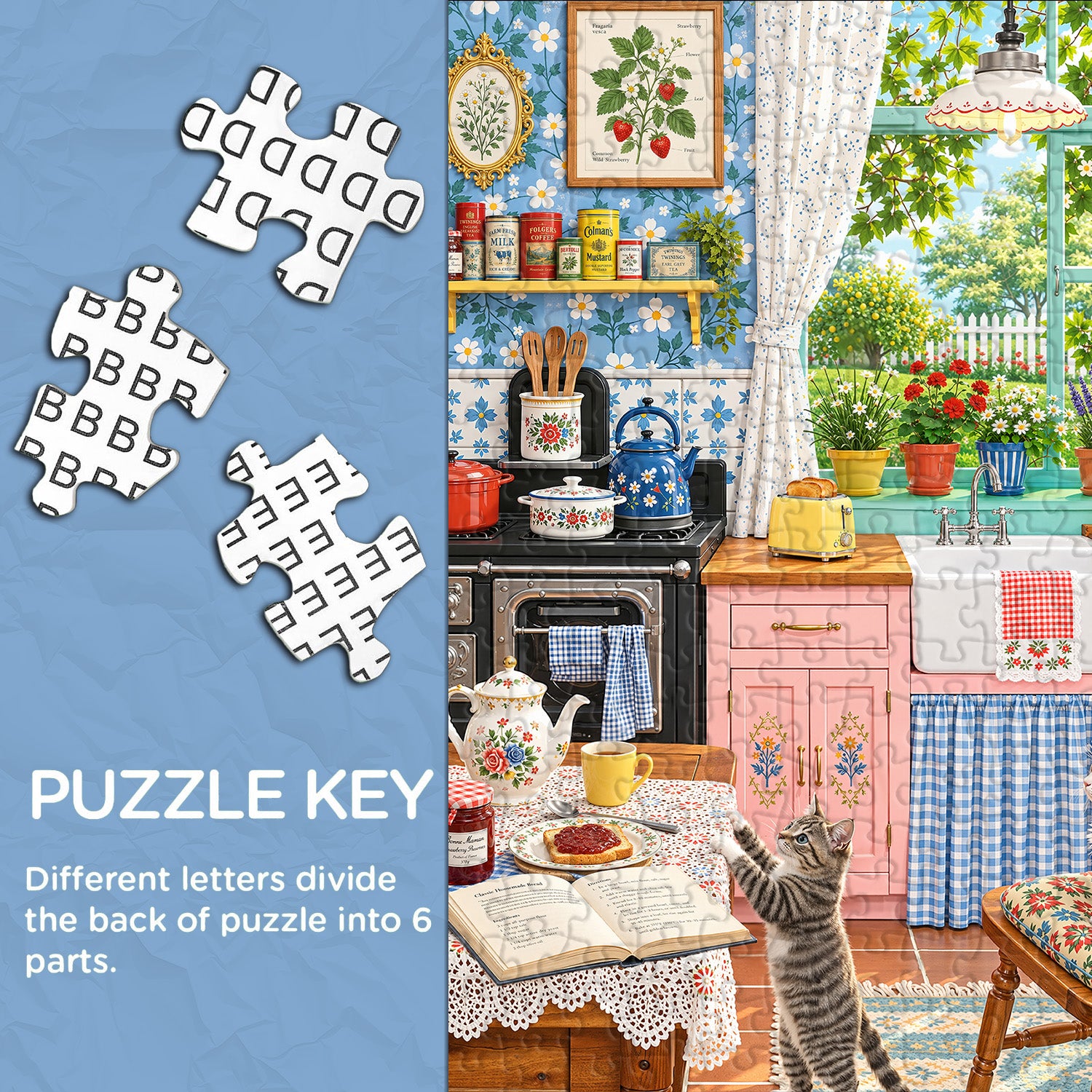 Cozy Kitchen Jigsaw Puzzle 1000 Pieces