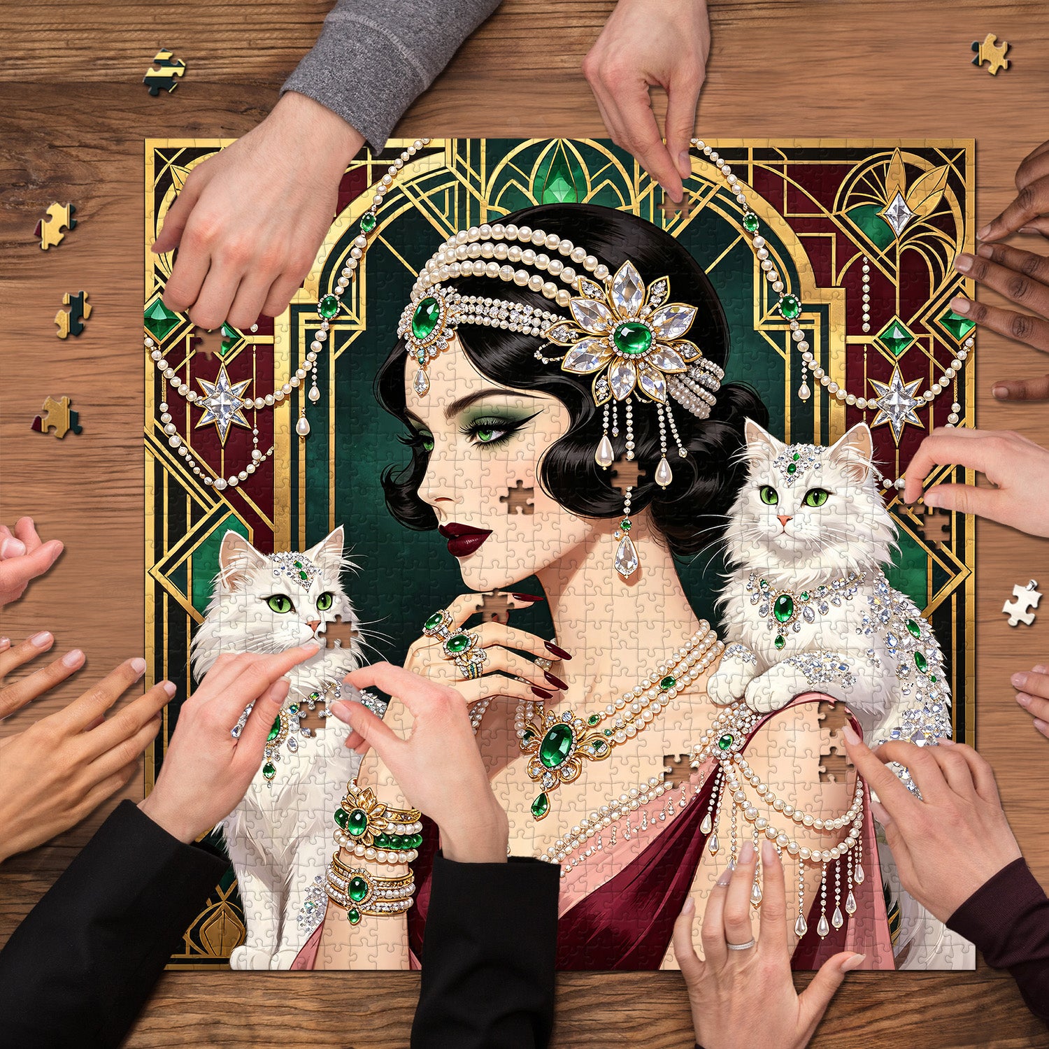 The Emerald Muse Jigsaw Puzzle 1000 Pieces
