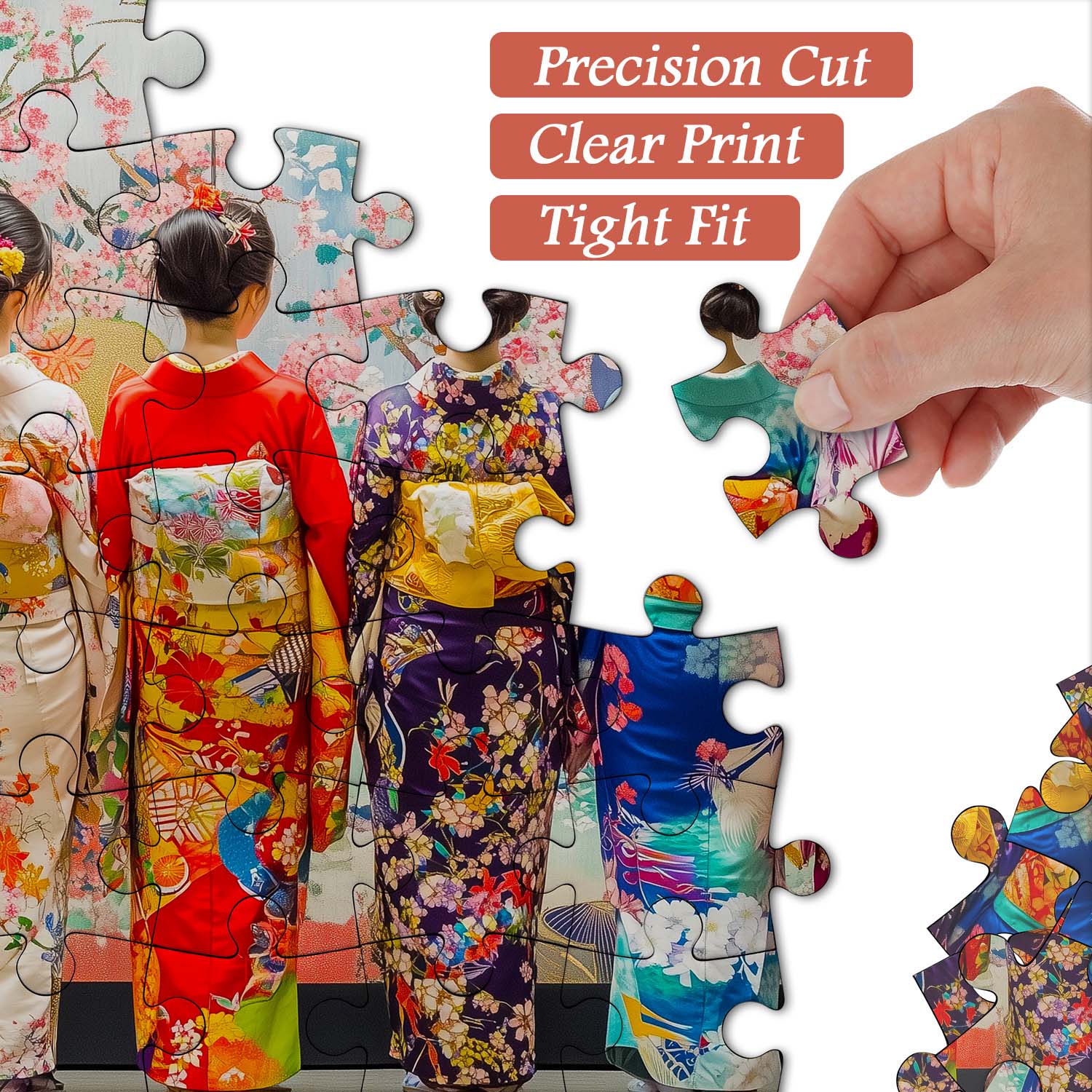 Elegante Kimono Jigsaw Puzzle 1000 piezas