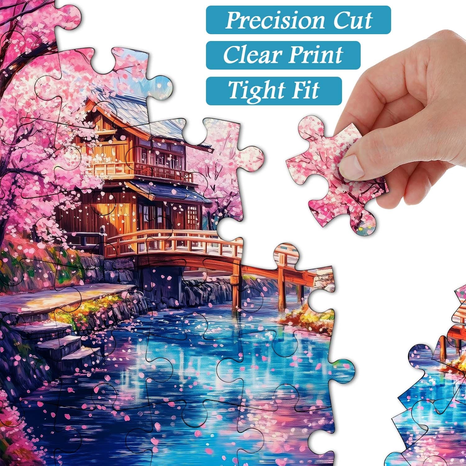 Cherry Blossom Wonderland Jigsaw Puzzle 1000 Pieces
