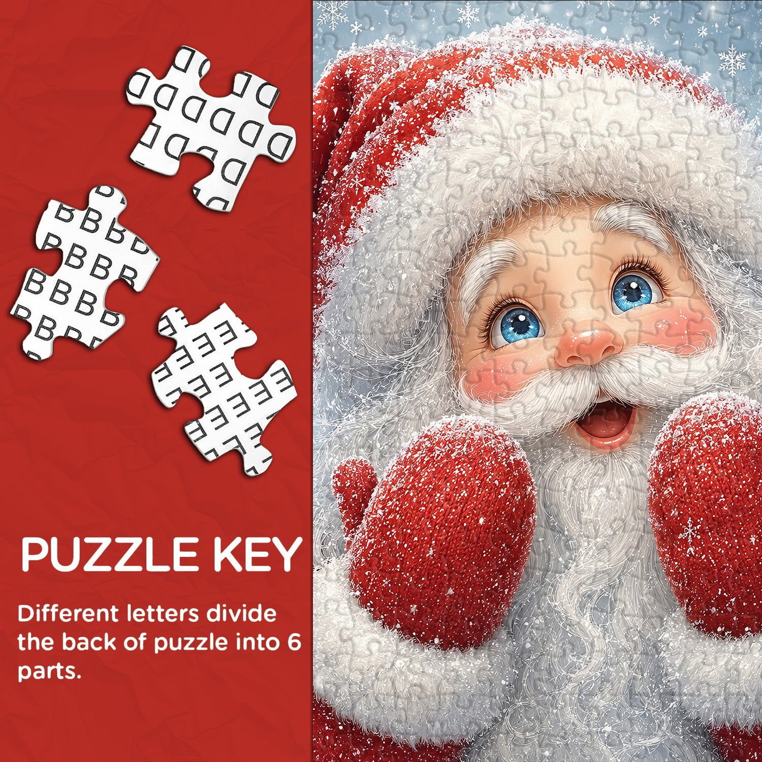 Santa’s Winter Delight Jigsaw Puzzle 1000 Pieces