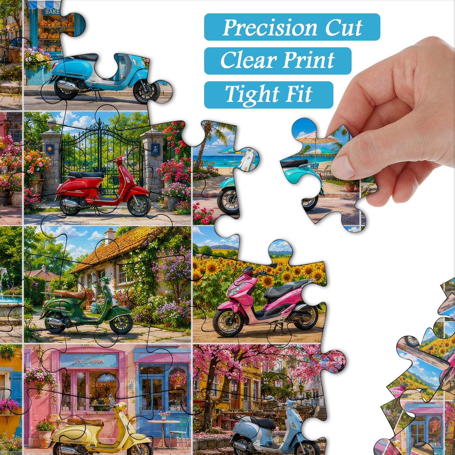 Dreamy Ride Grid Jigsaw Puzzle 1000 Pieces