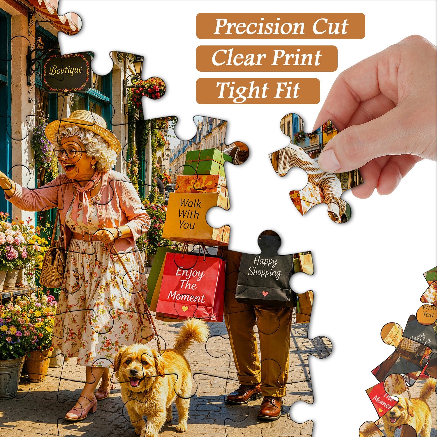 Holiday Shopping Day Jigsaw Puzzle 1000 Pieces
