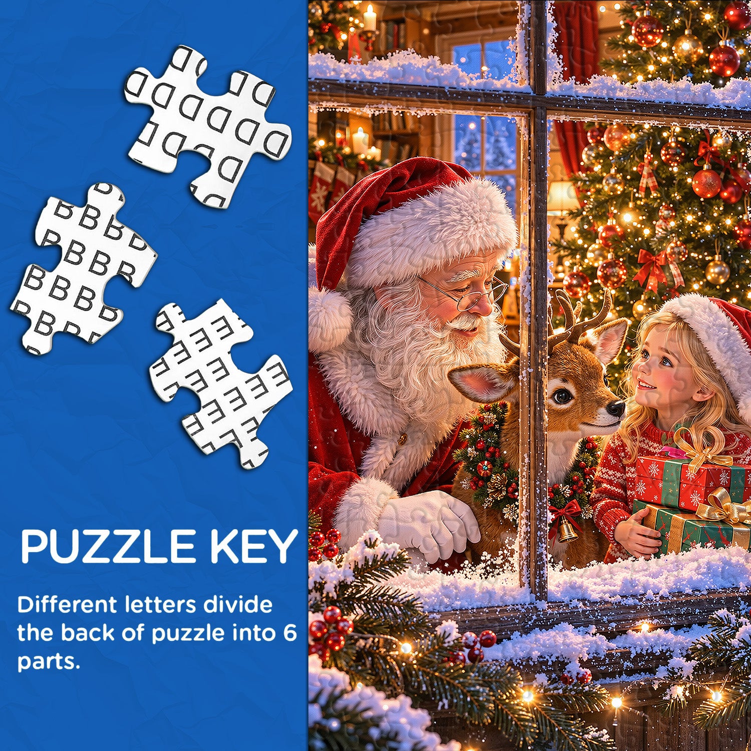 Christmas Window Jigsaw Puzzle 1000 Pieces