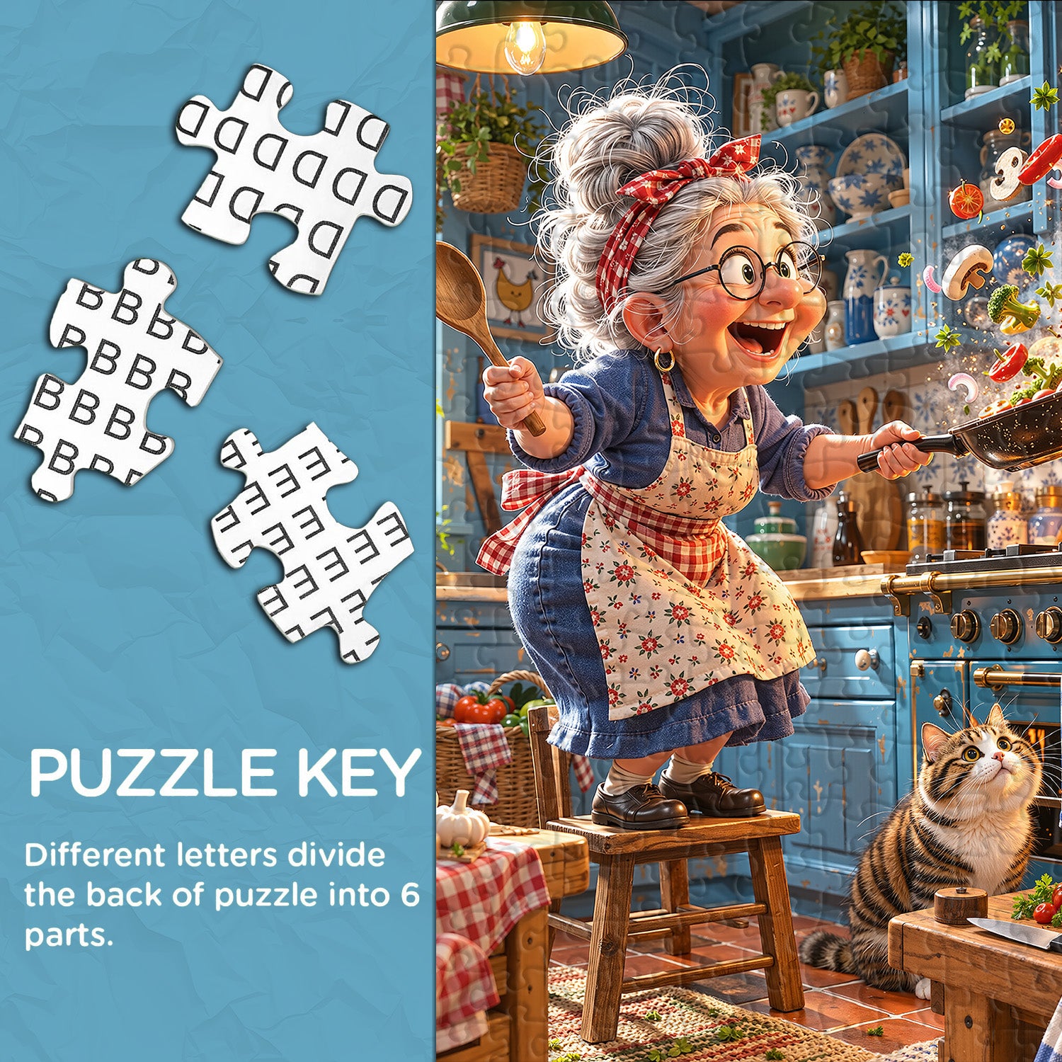 Granny’s Kitchen Jigsaw Puzzle 1000 Pieces