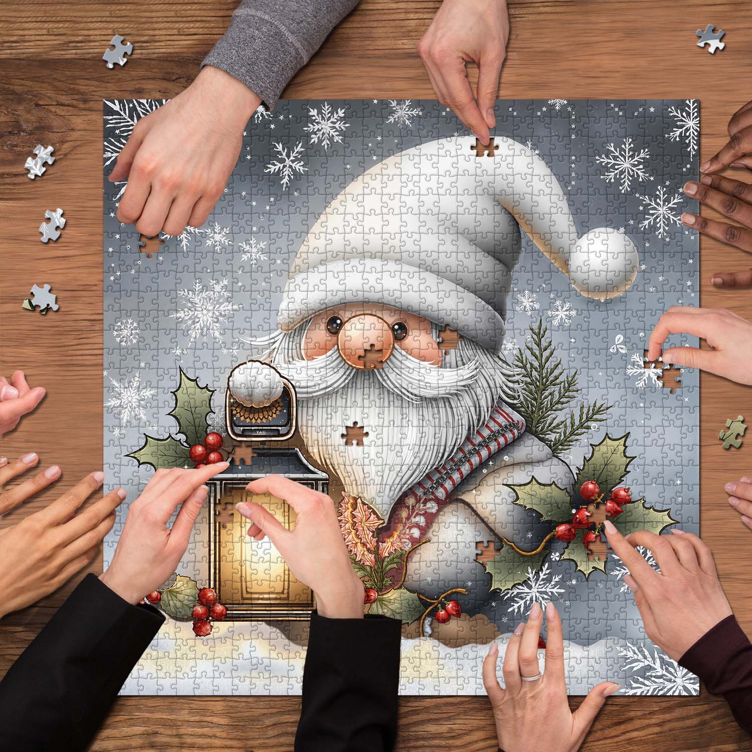 Puzzle gnome invernale 1000 pezzi