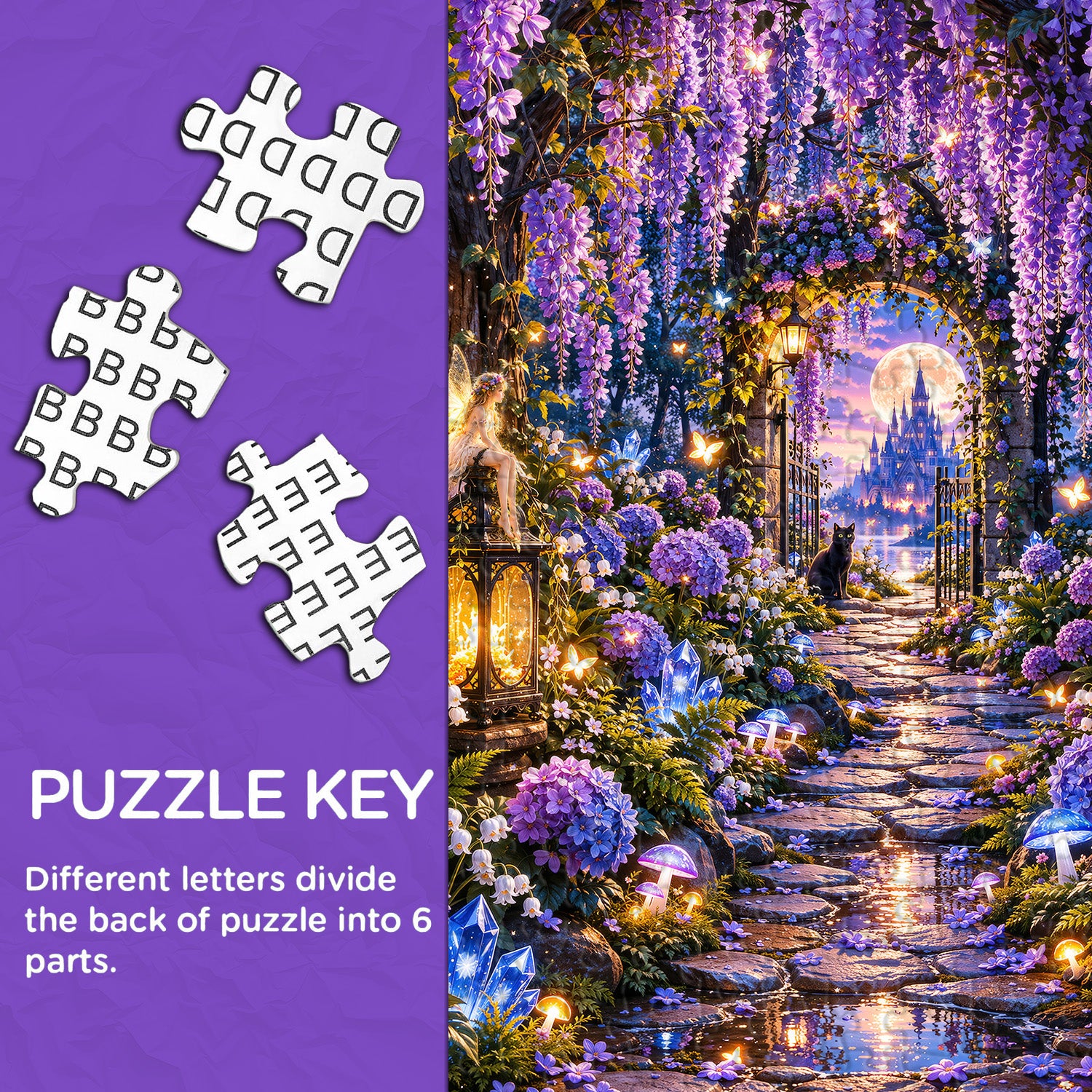 Wisteria Garden Jigsaw Puzzle 1000 Pieces
