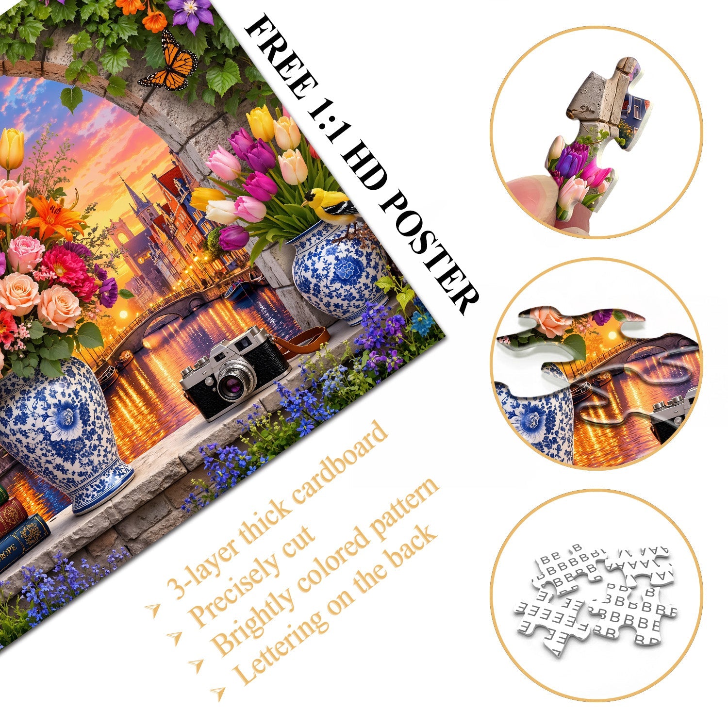 Arch View Jigsaw Puzzle 1000 Pieces