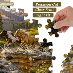 Meadow Creek Horses Jigsaw Puzzle 1000 Pieces
