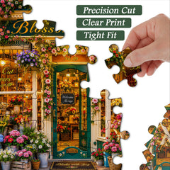 Colorful Bloom Shop Jigsaw Puzzle 1000 Pieces