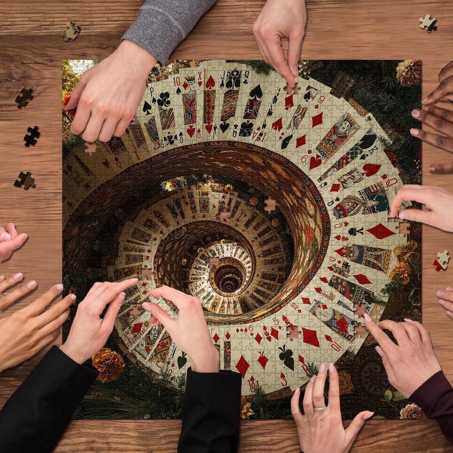 Spiral Card Quest Jigsaw Puzzle 1000 pièces