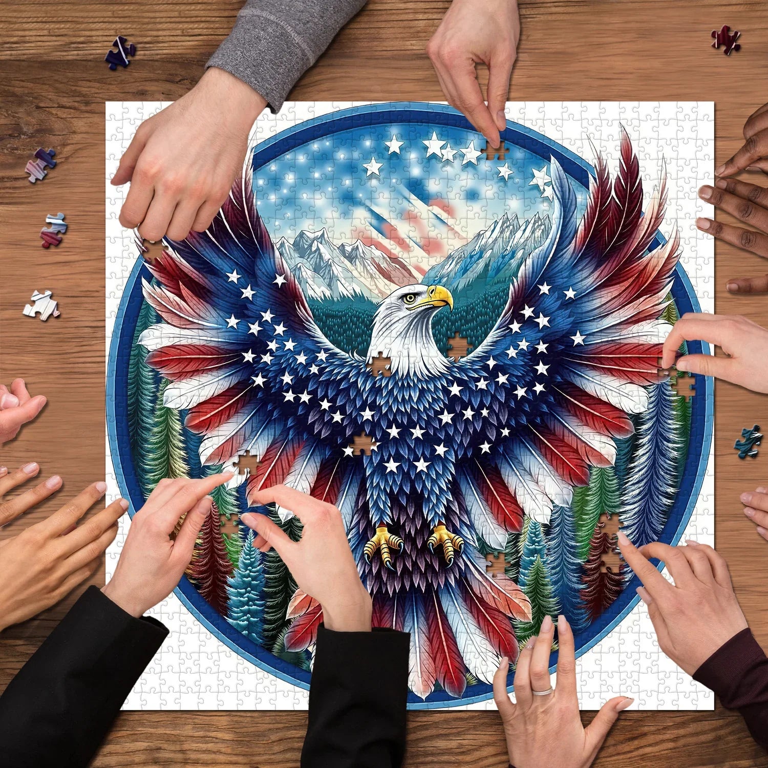 Glory of Freedom Eagle Puzzle 1000 Teile