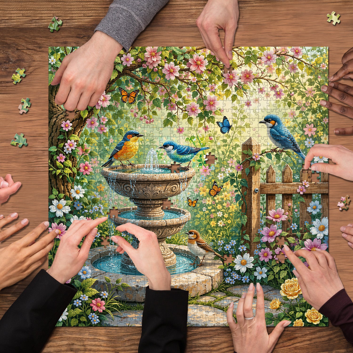 Garden Birds Jigsaw Puzzle 1000 Pieces
