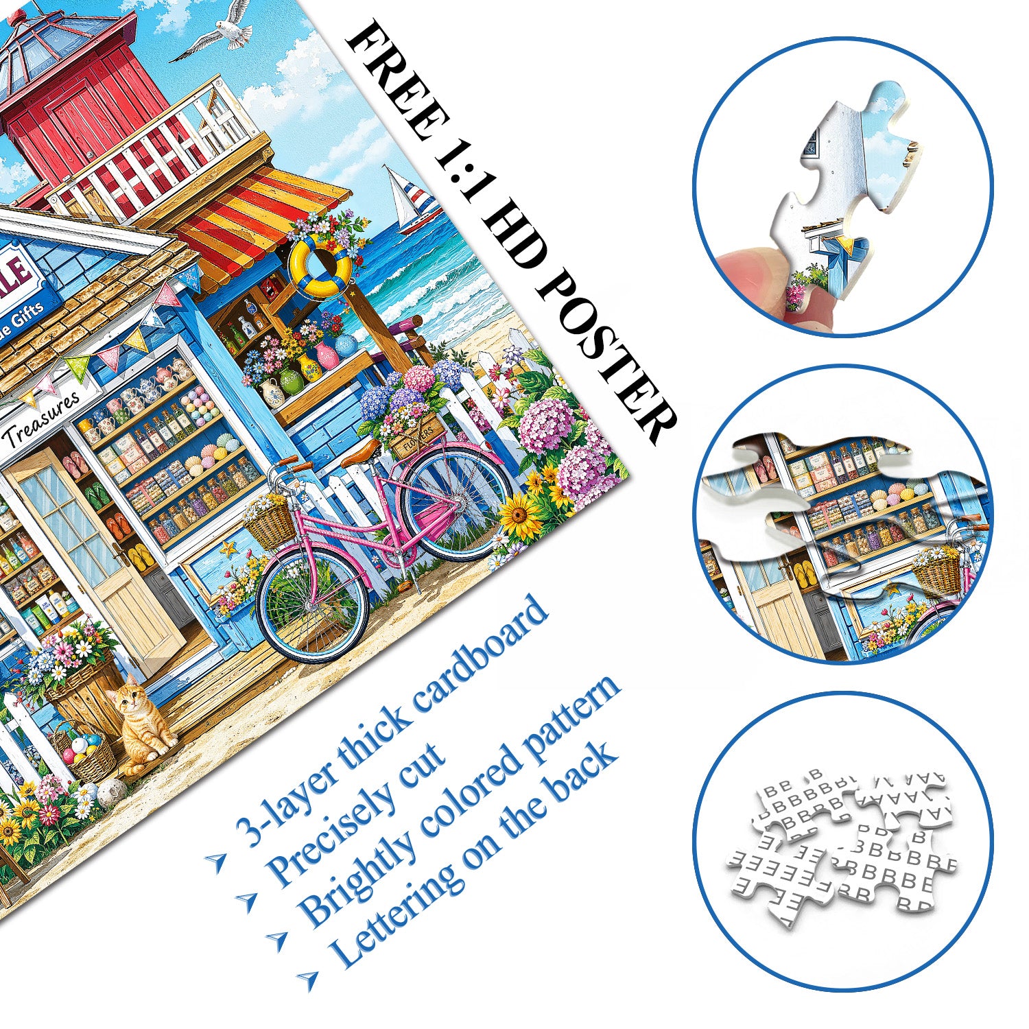 Seaside Gift Shop Jigsaw Puzzle 1000 Pieces