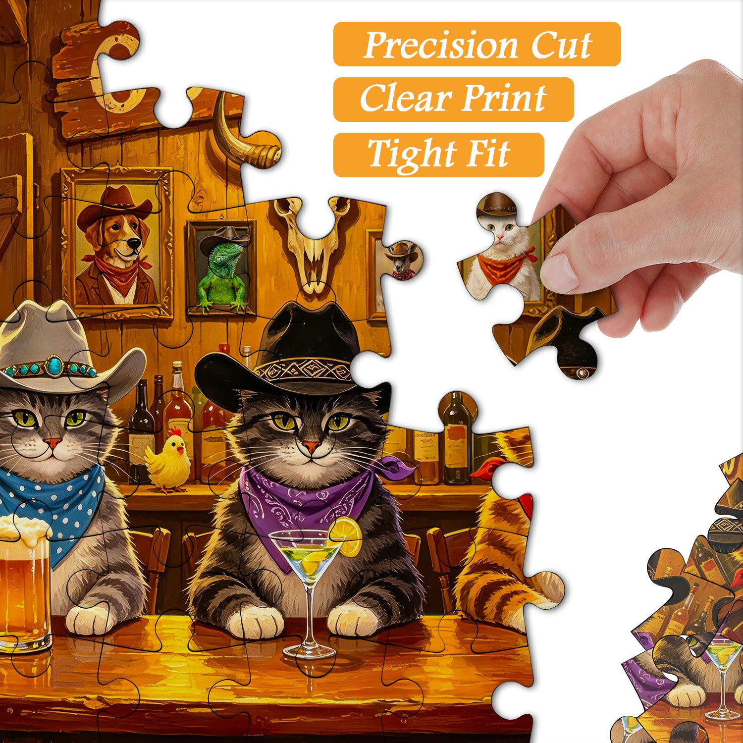 Puzzle Saloon Kitties da 1000 pezzi