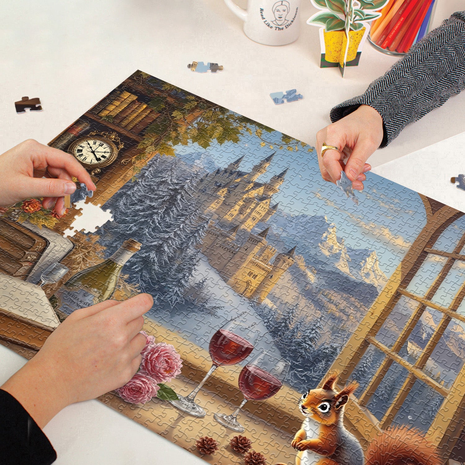 Winter Wonderland Window Jigsaw Puzzle 1000 Pieces