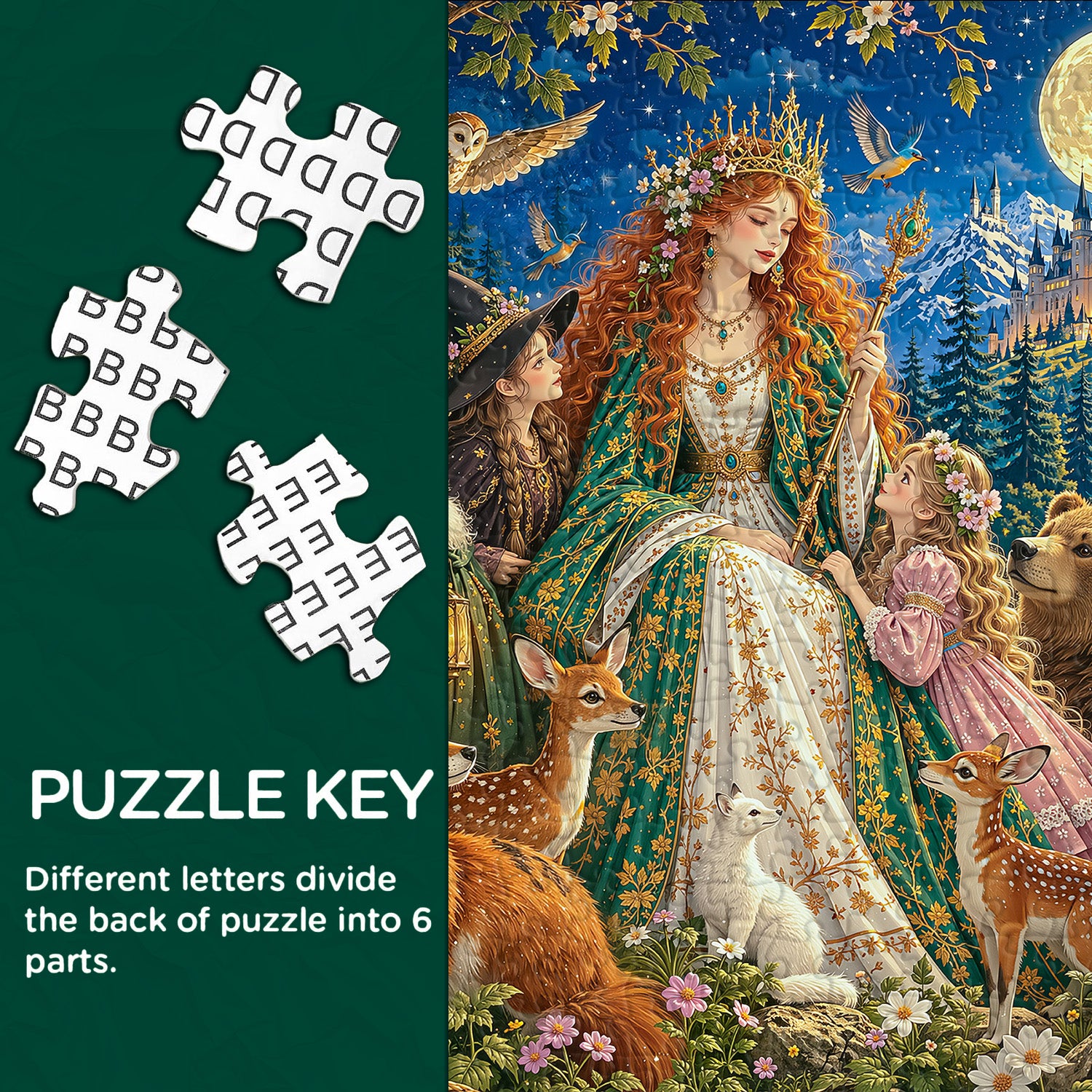 Moonlit Queen Jigsaw Puzzle 1000 Pieces