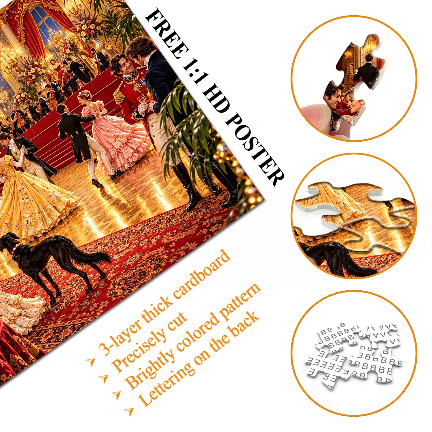 Puzzle Enchanted Regency Ball 1000 pièces