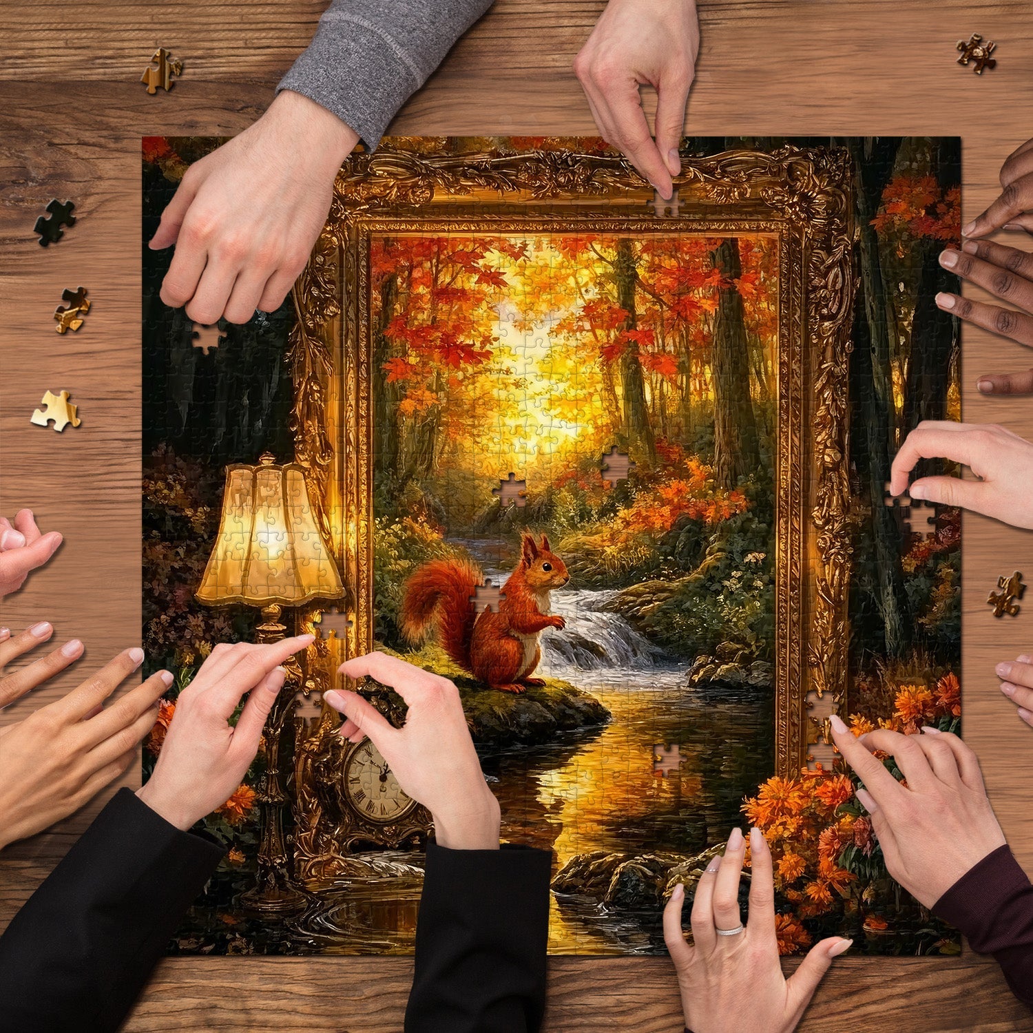 Autumn Glow Escape Jigsaw Puzzle 1000 Pieces
