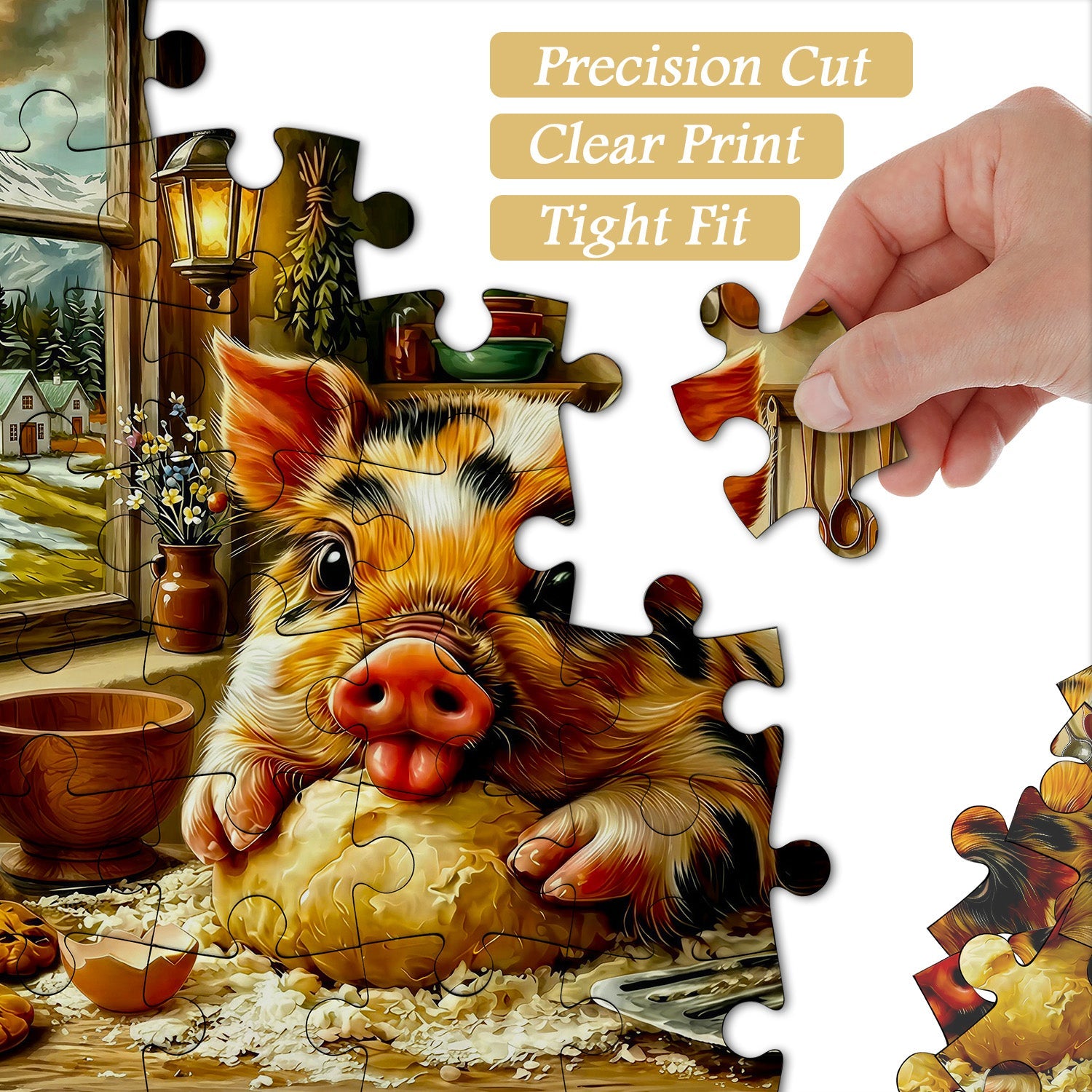 Piggy Chef Puzzle 1000 Teile