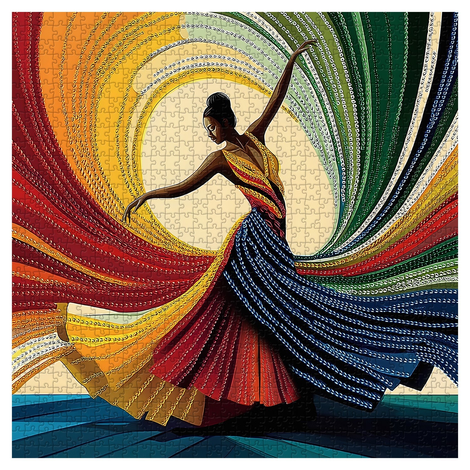 Dancing Girl Puzzle 1000 pièces 1000 pièces