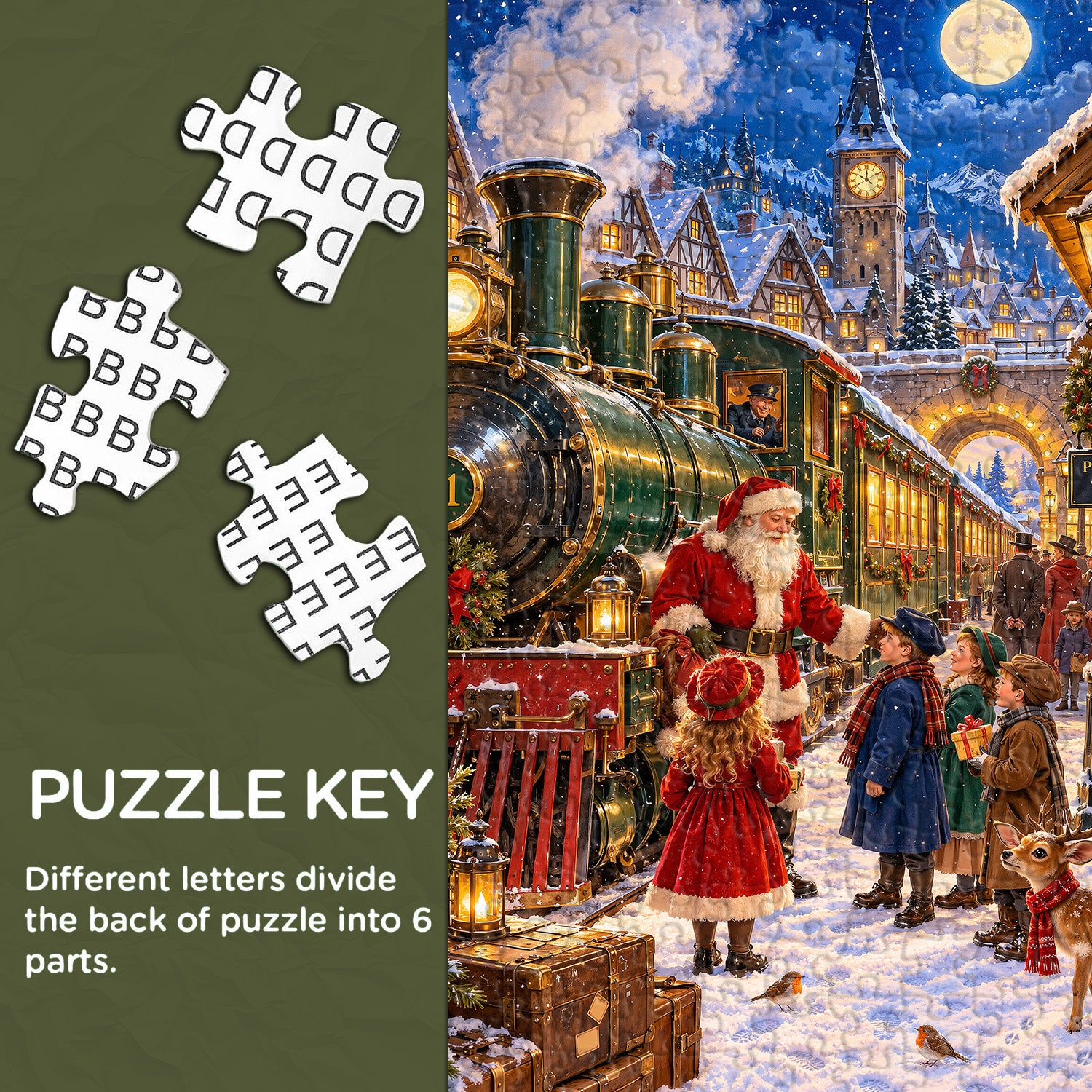 Winter Station Jigsaw Puzzle 1000 Pieces