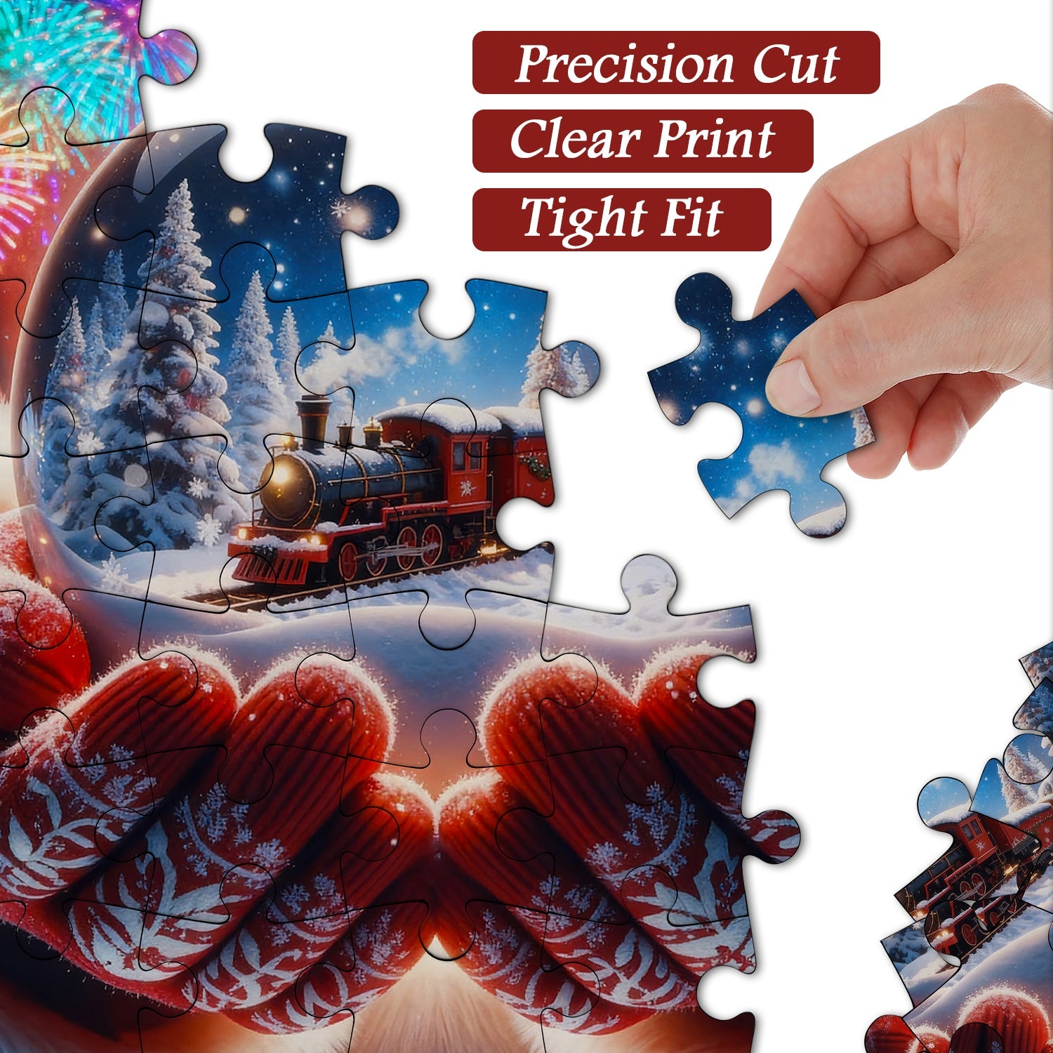 Train Crystal Ball Jigsaw Puzzle 1000 Pieces