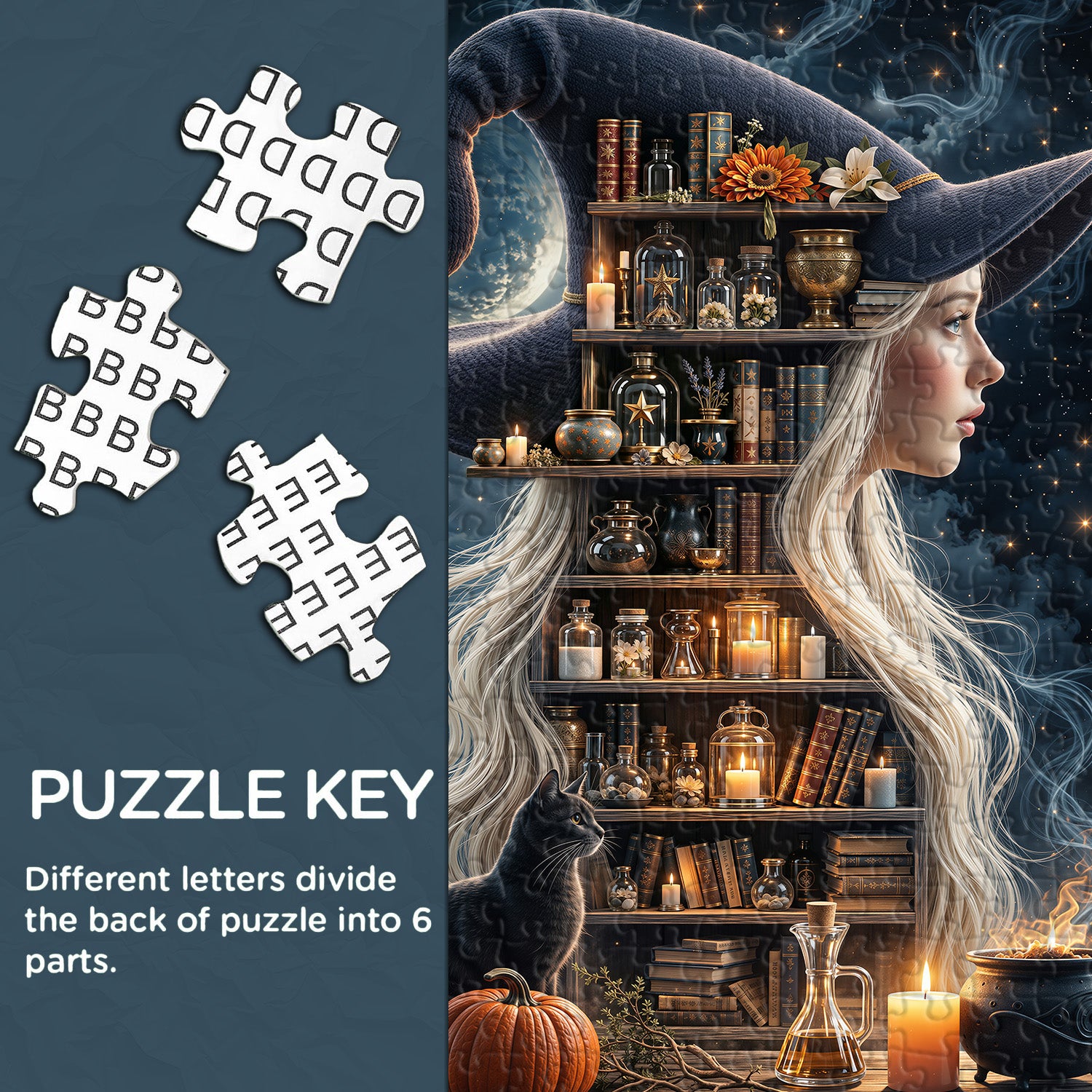 Starlit Sorceress Jigsaw Puzzle 1000 Pieces