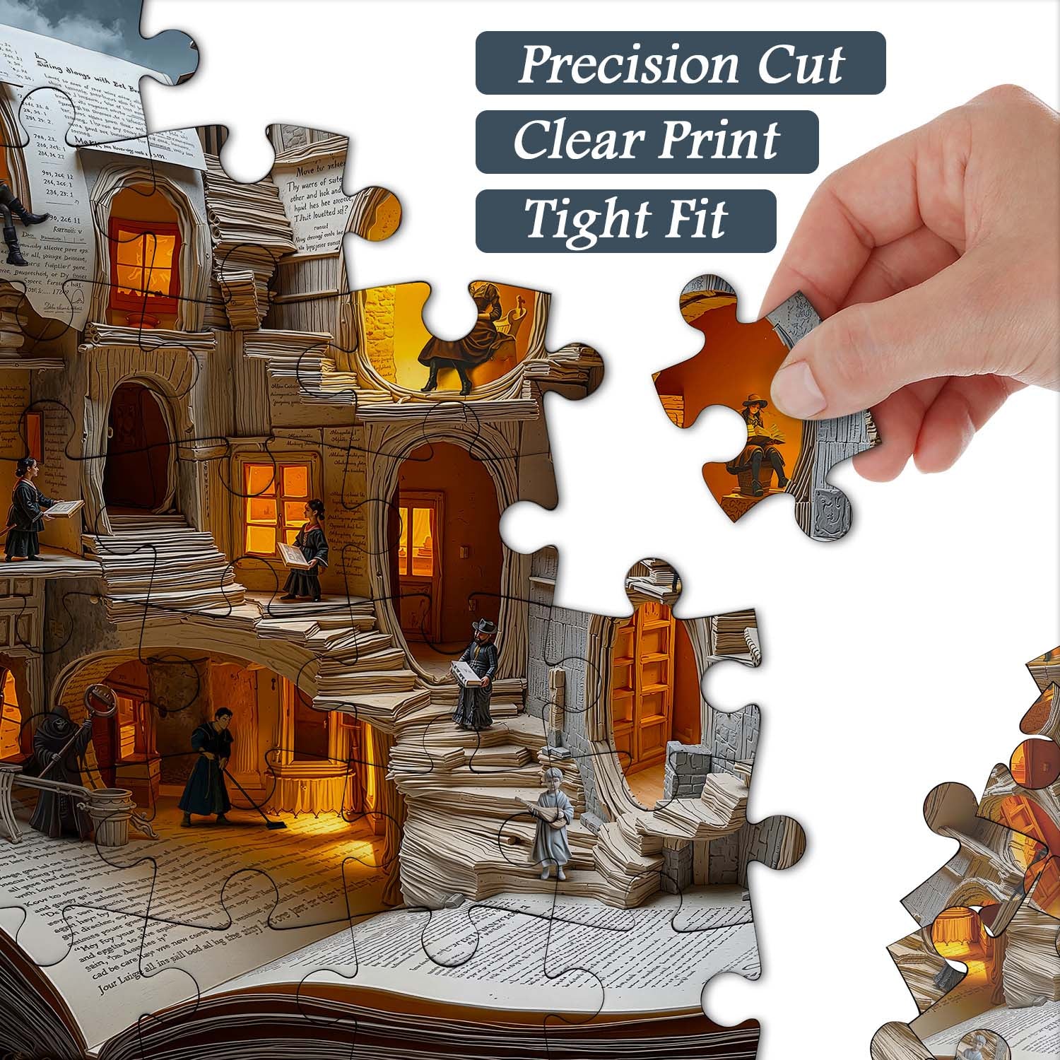 World of Books Jigsaw Puzzle 1000 Pieces