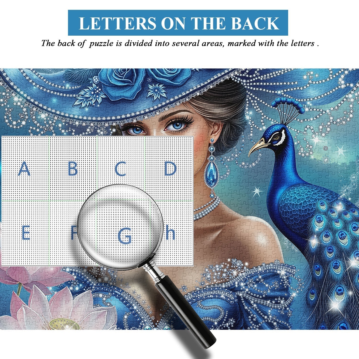 The Peacock Lady Jigsaw Puzzle 1000 Pieces