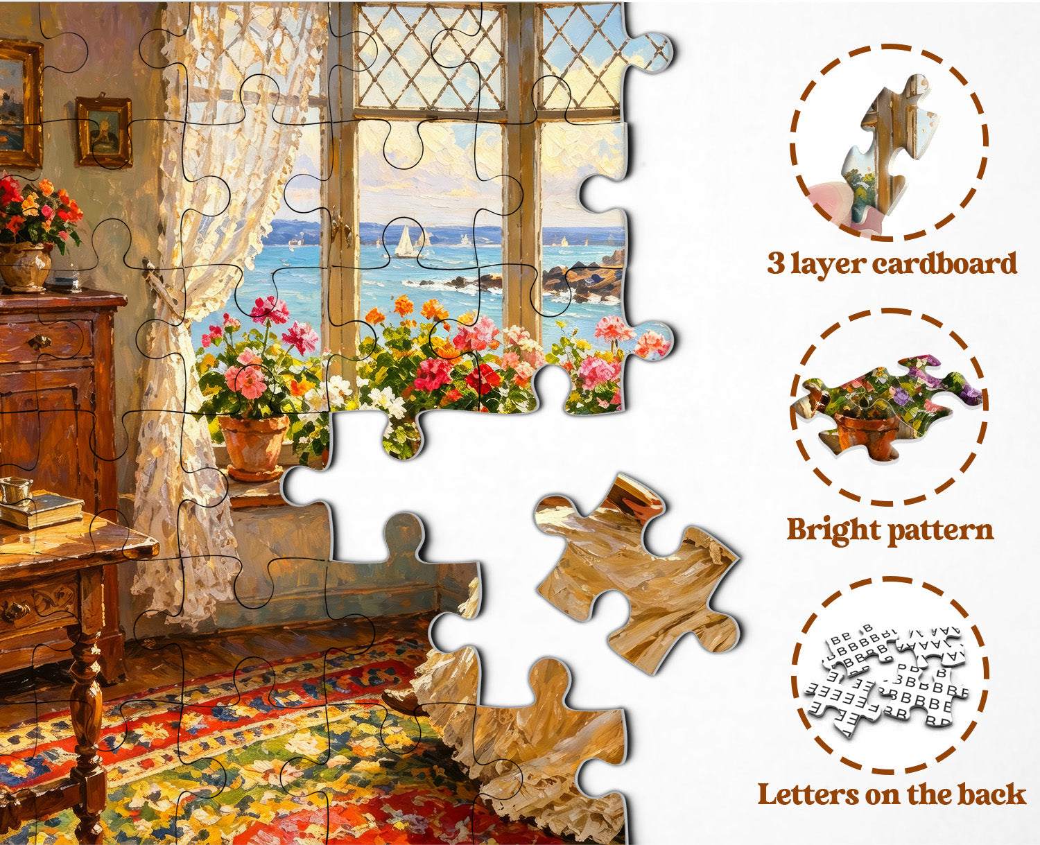 Afternoon by the Bay Jigsaw Puzzle 1000 Pieces
