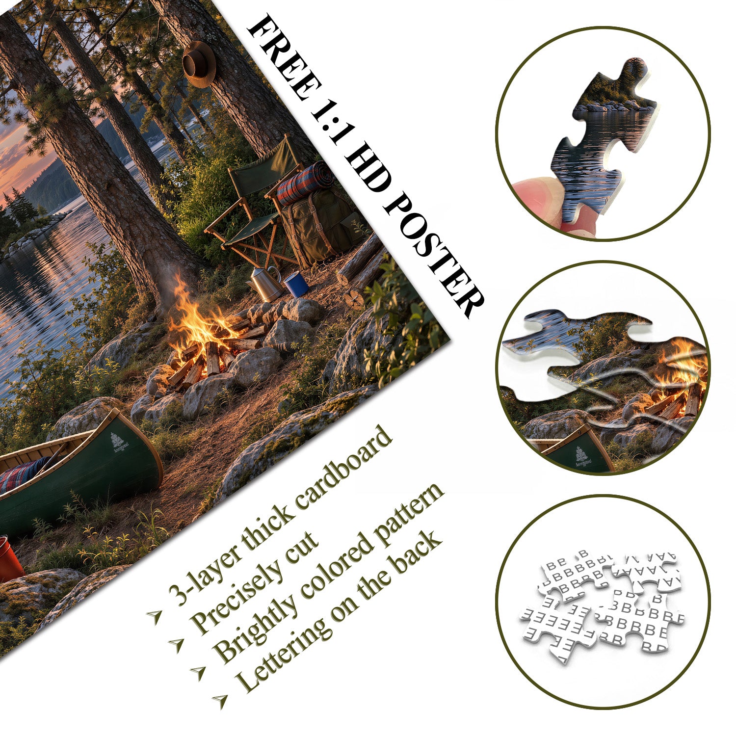 Lakeside Glow Jigsaw Puzzle 1000 Pieces