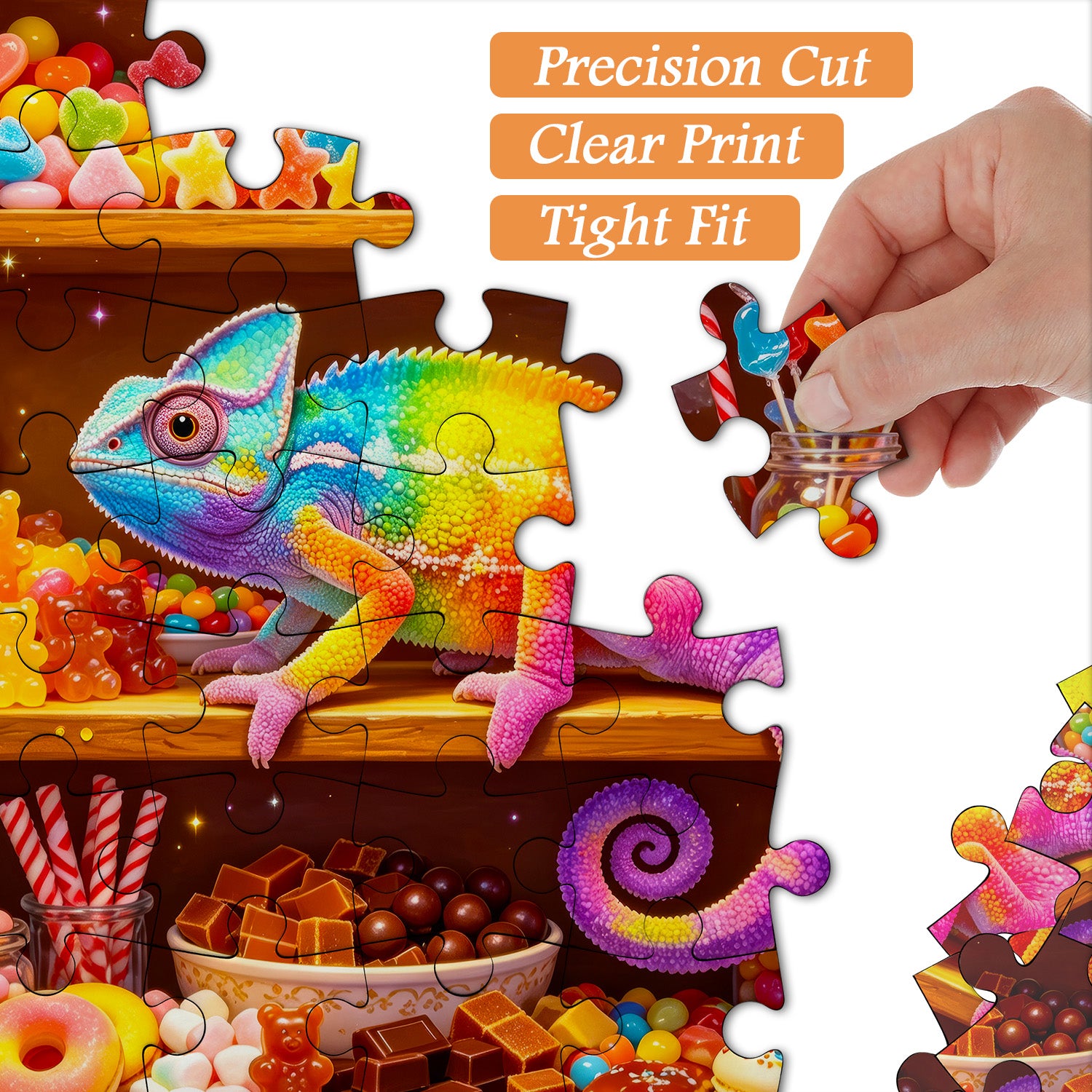 Candy Chameleon Jigsaw Puzzle 1000 Pieces