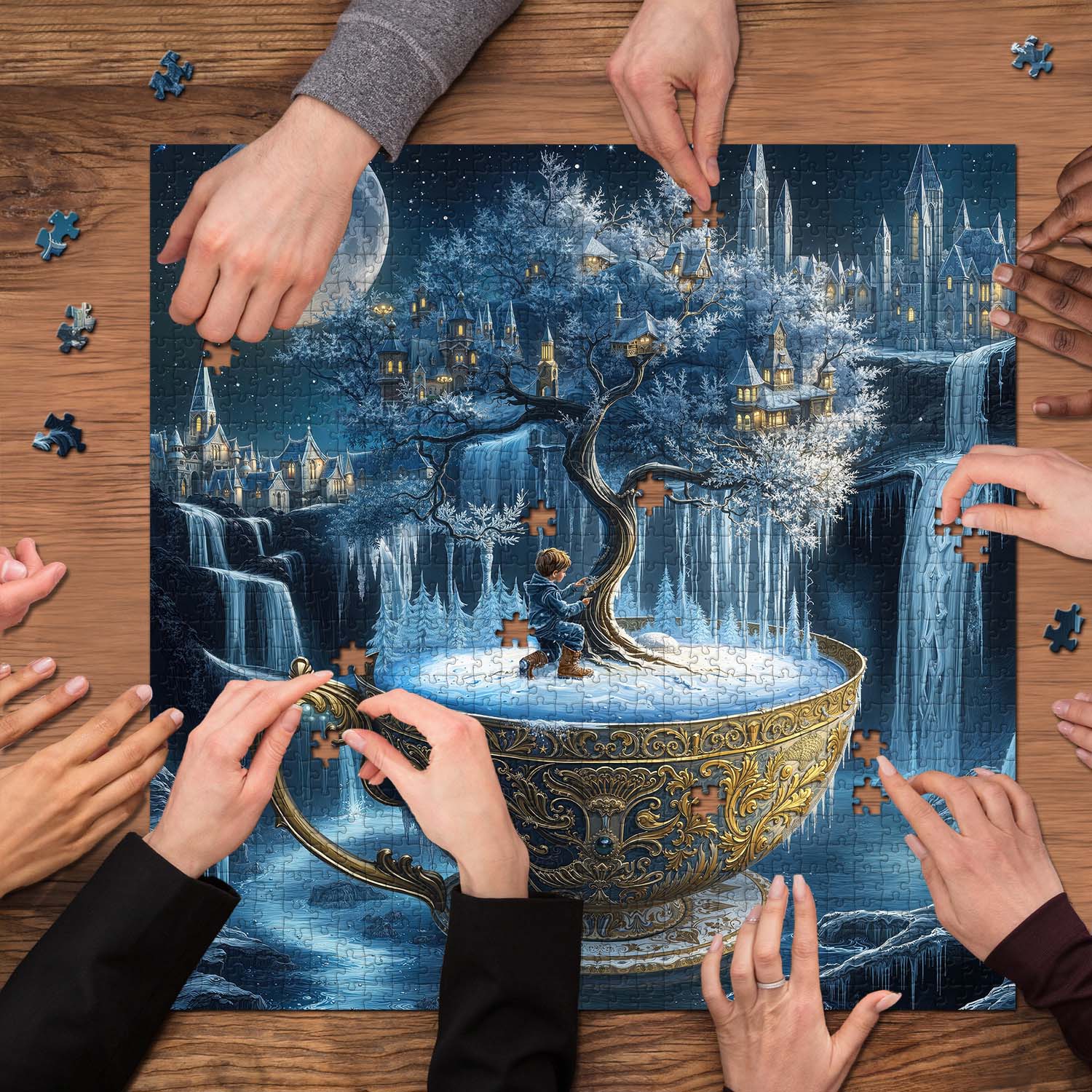 Tea Cup Wonderland Jigsaw Puzzle 1000 Pieces