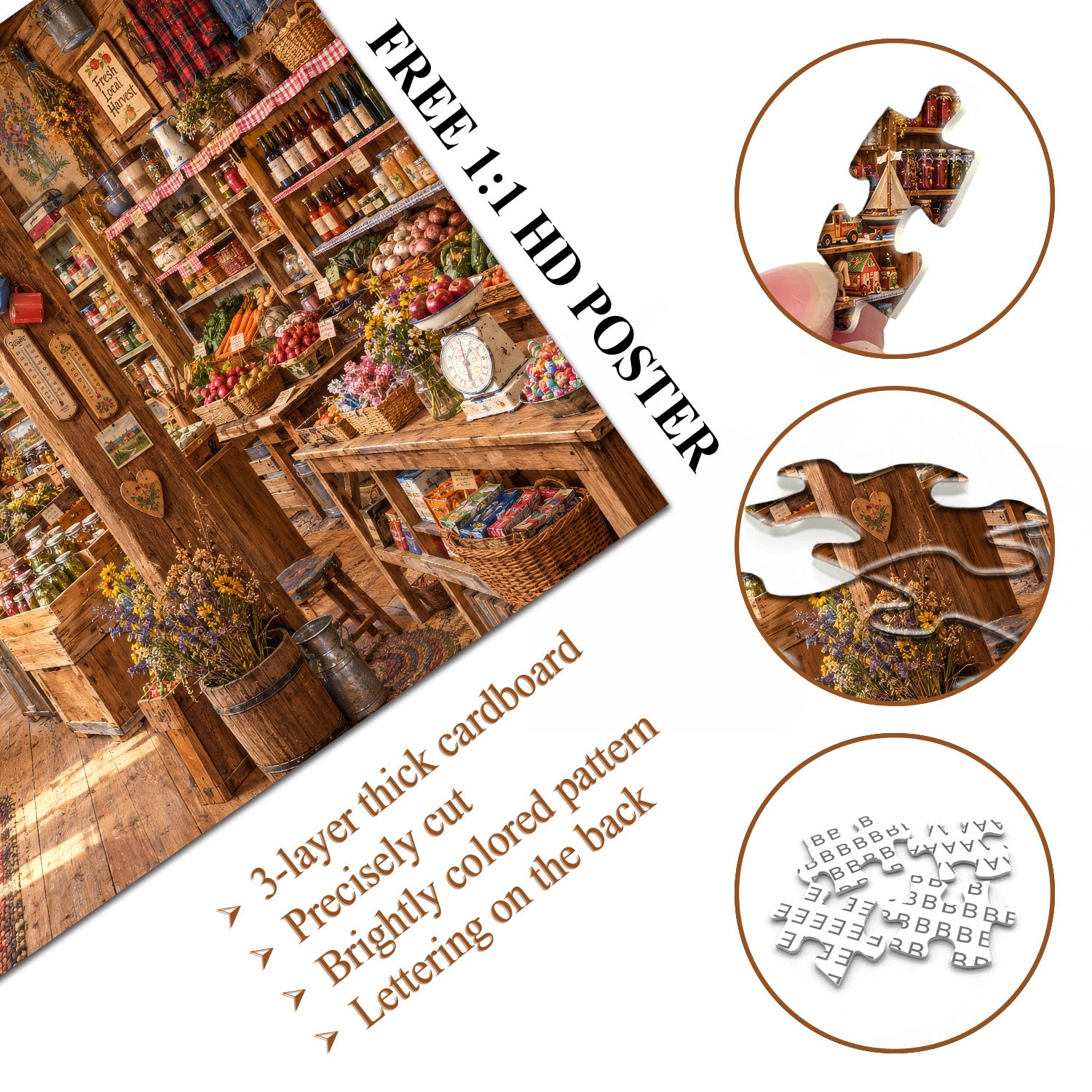 Vintage General Store Jigsaw Puzzle 1000 Pieces