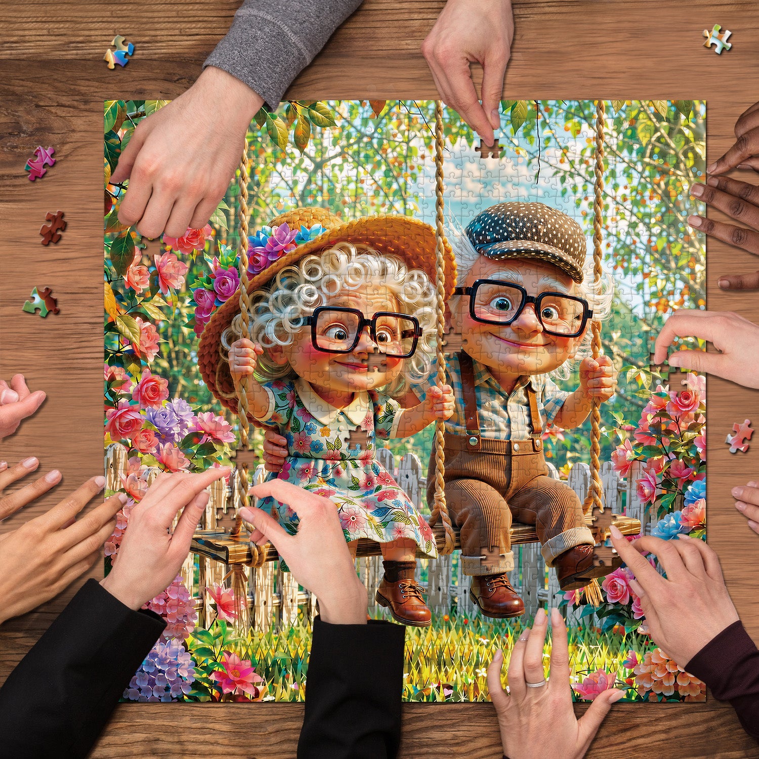 Sweet Swing Jigsaw Puzzle 1000 Pieces