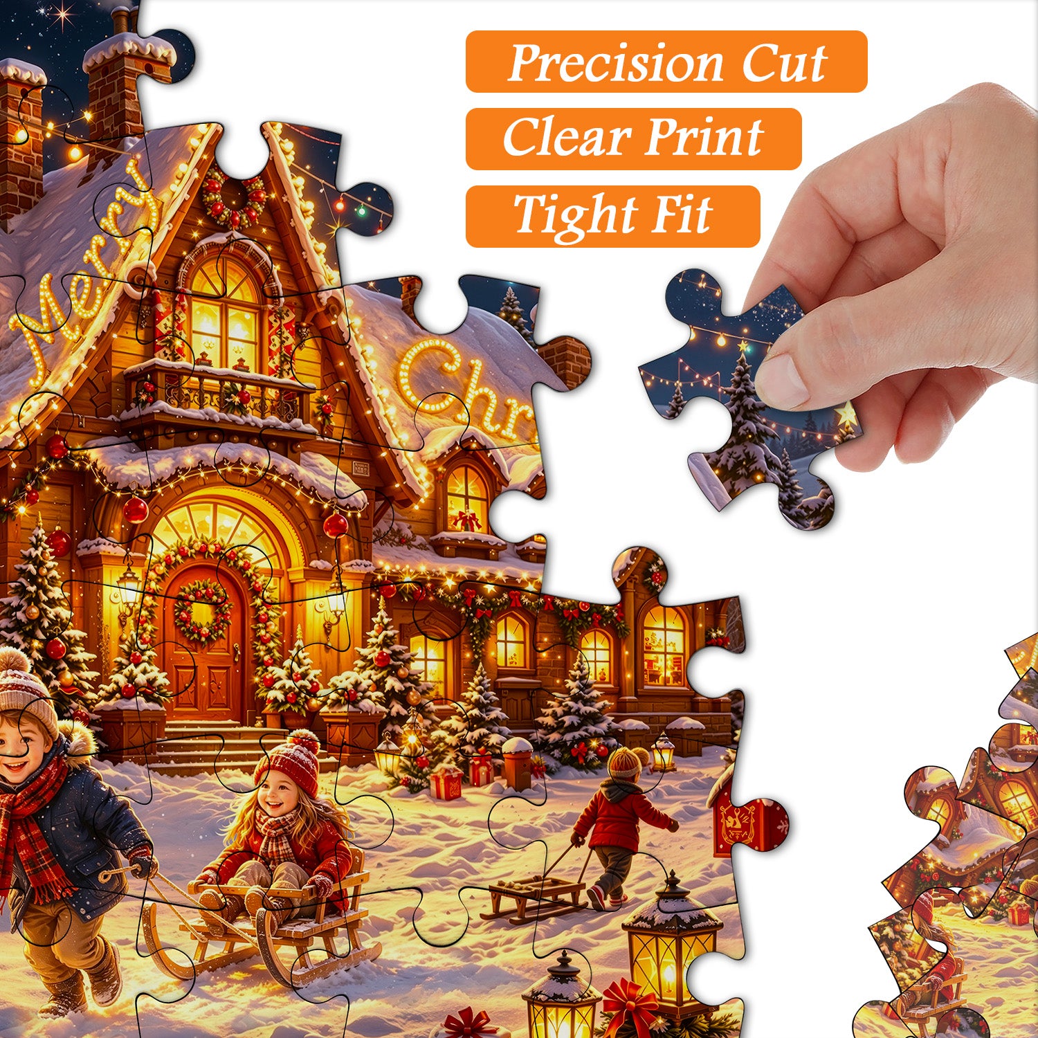 Magical Christmas Night Jigsaw Puzzle 1000 Pieces