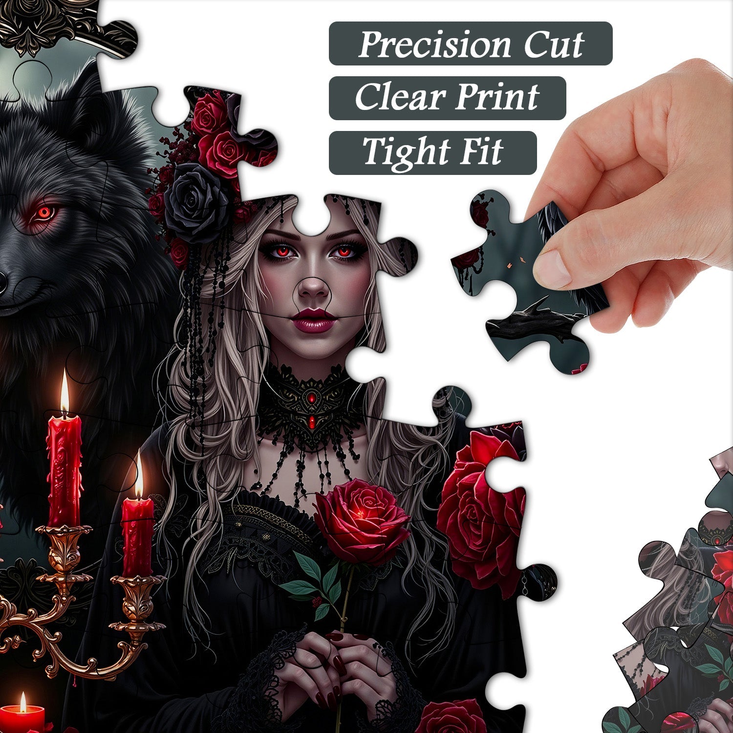 Puzzle Eternal Night Rose Festival 1000 pezzi