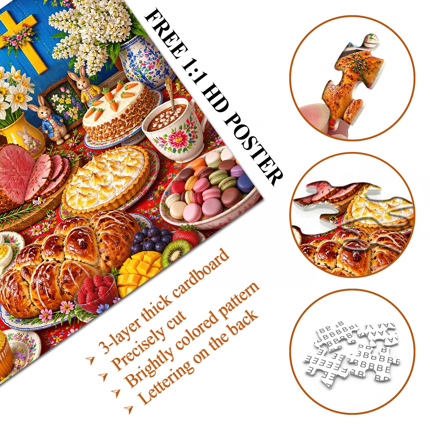 Spring Table Feast Jigsaw Puzzle 1000 Pieces