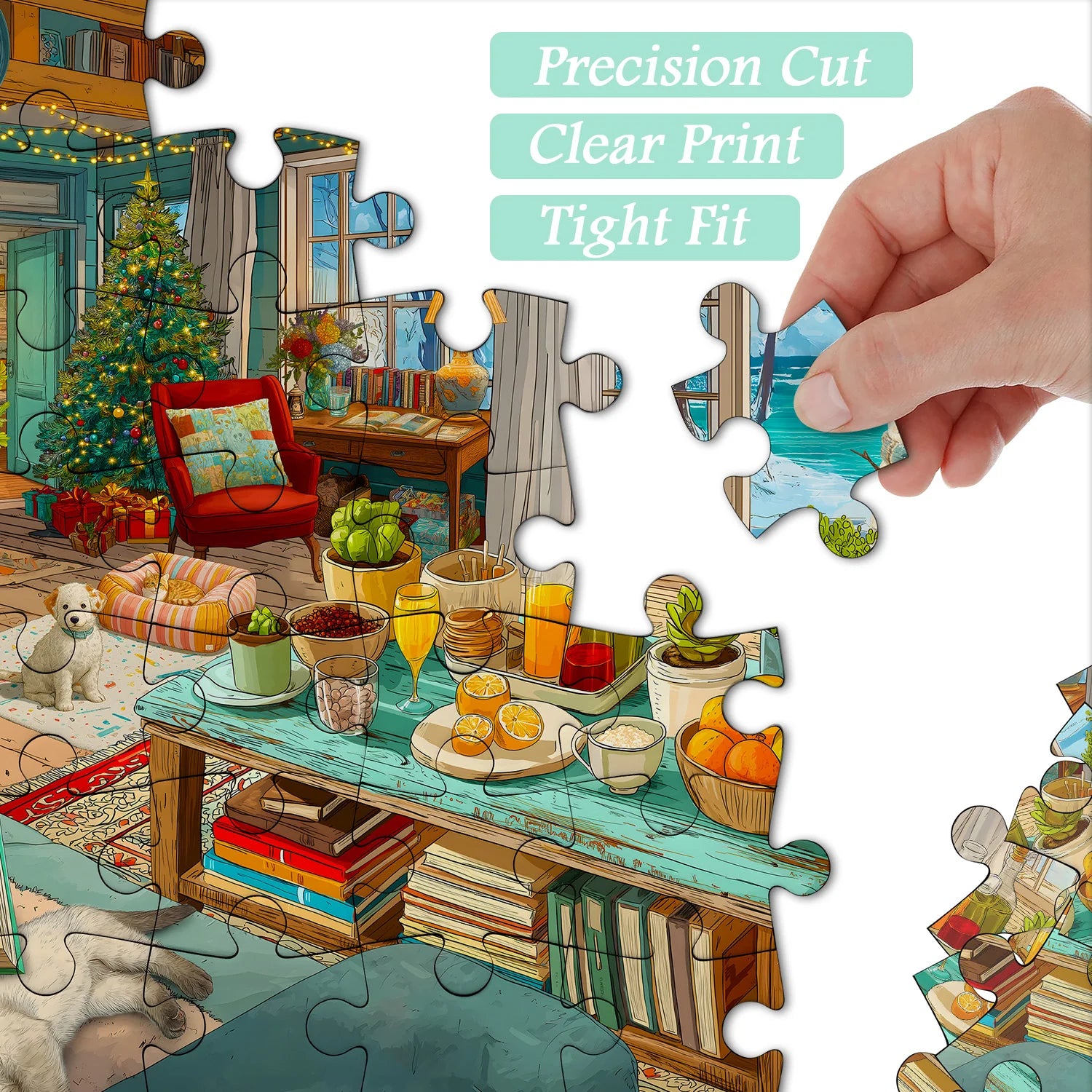 Beach Cottage Jigsaw Puzzle 1000 Pieces