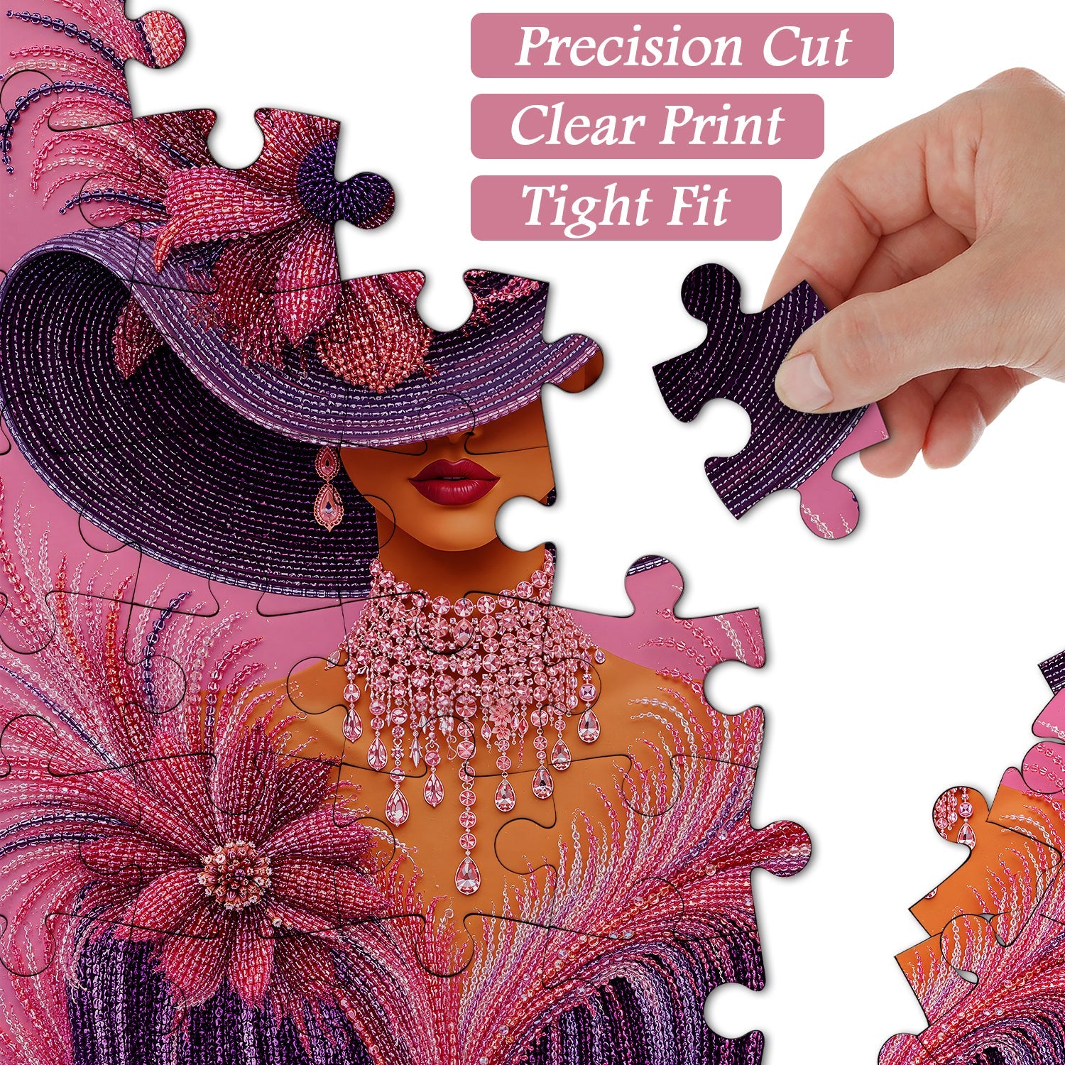 Puzzle Musa Rosata 1000 Pezzi