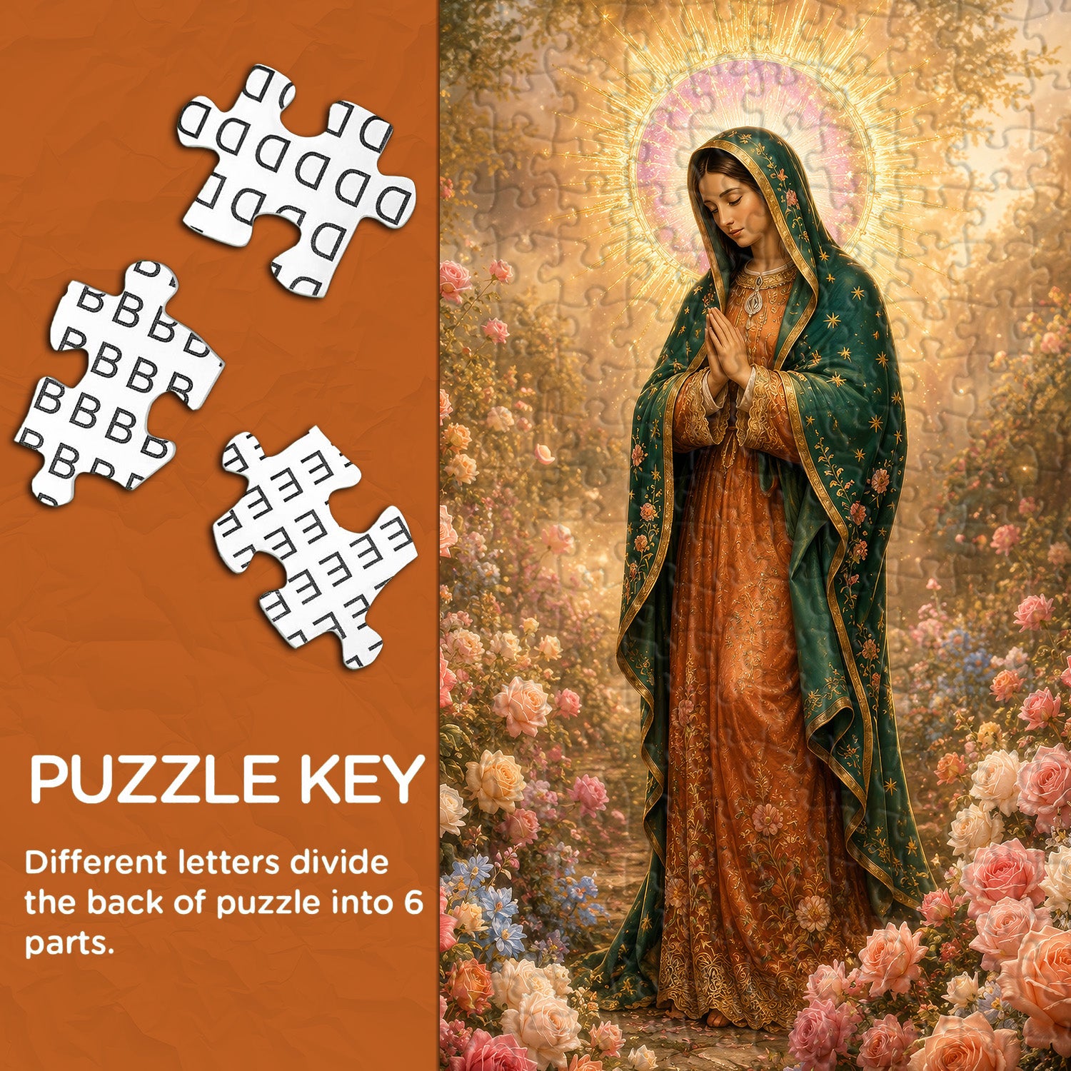 Blessings Among Roses Jigsaw Puzzle 1000 Pieces
