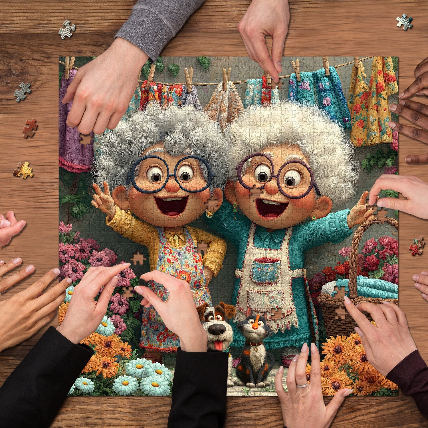 Puzzle Joyful Nonna Duo 1000 pezzi