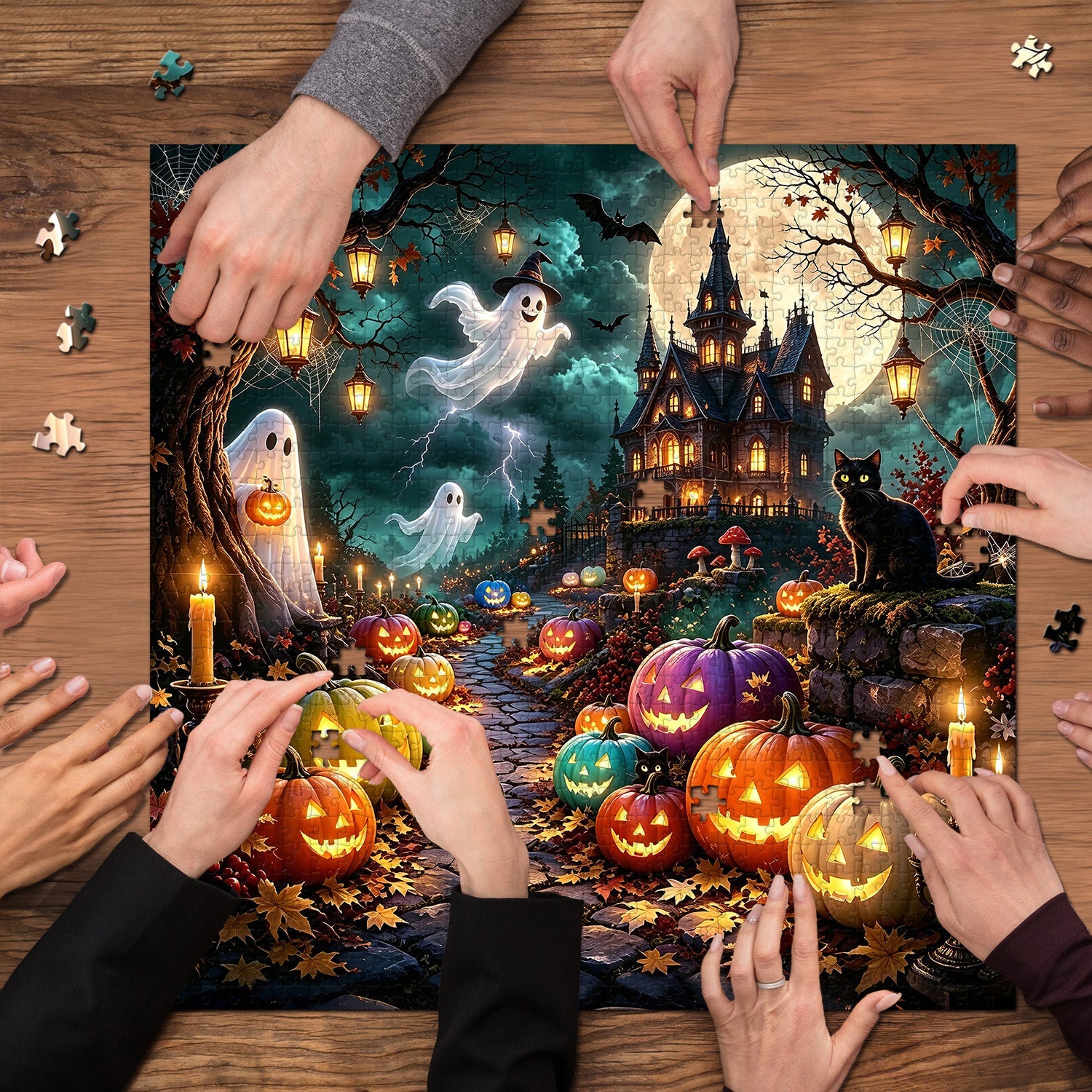 Haunted Path Jigsaw Puzzle 1000 Pieces