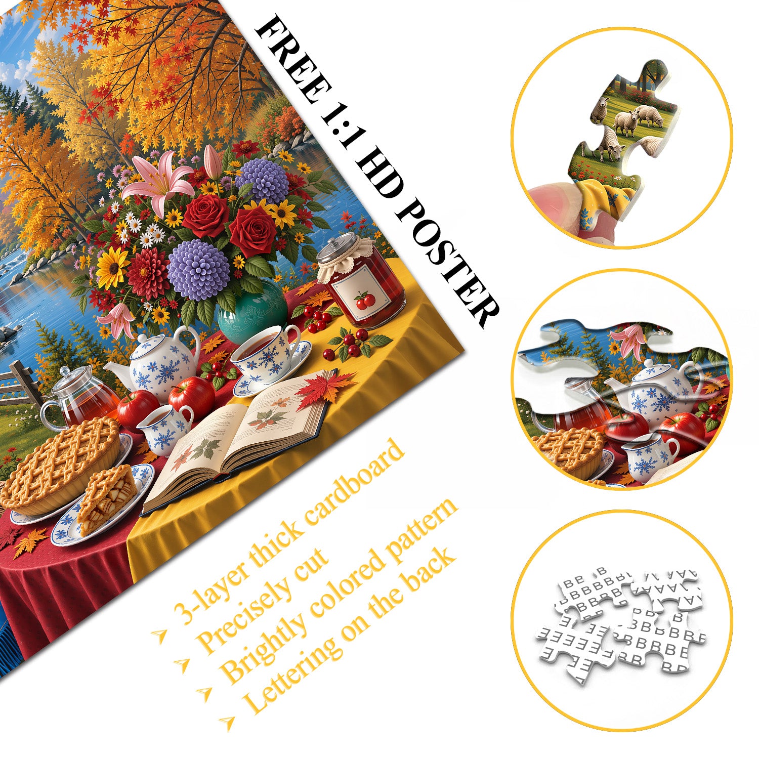 Autumn Retreat Jigsaw Puzzle 1000 Pieces