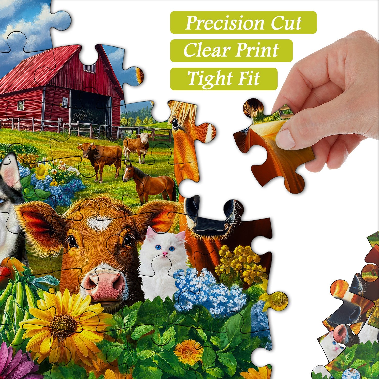 Farm Partners Jigsaw Puzzle 1000 Pieces